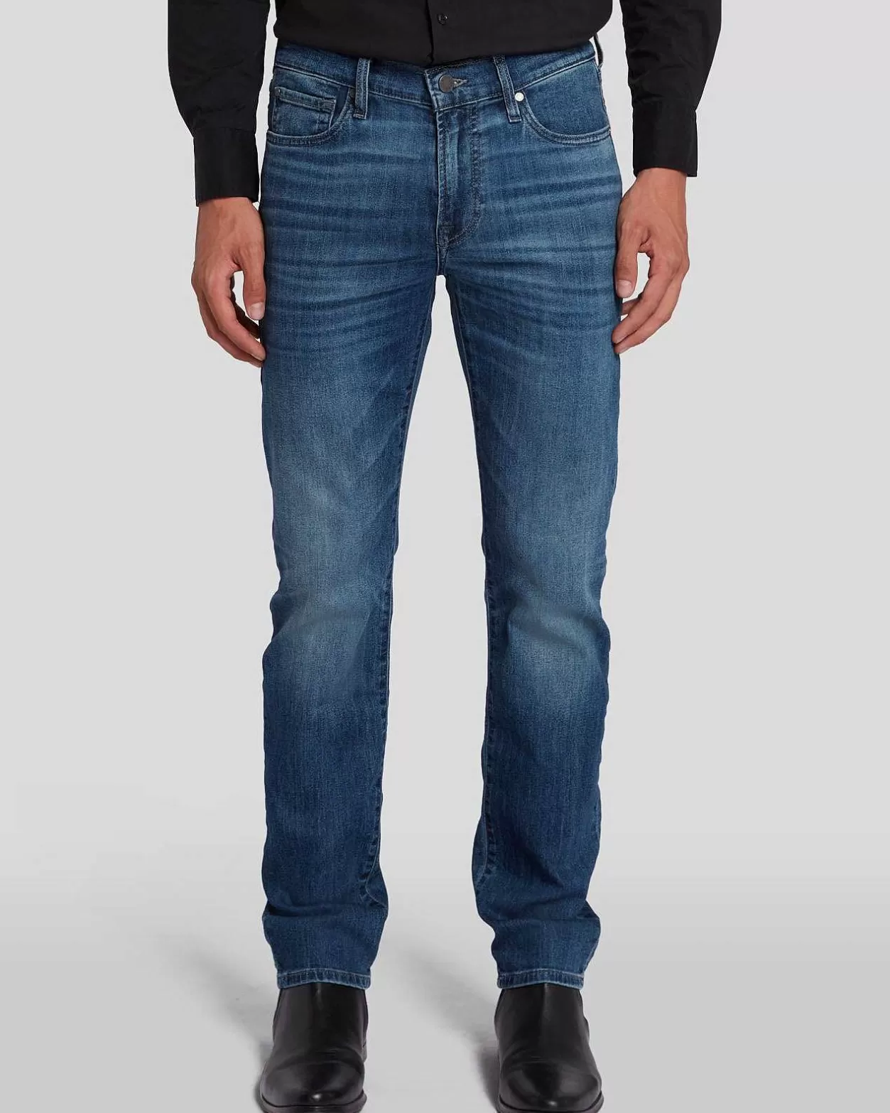 Men 7 For All Mankind Jeans*Airweft Denim Slimmy In Flash