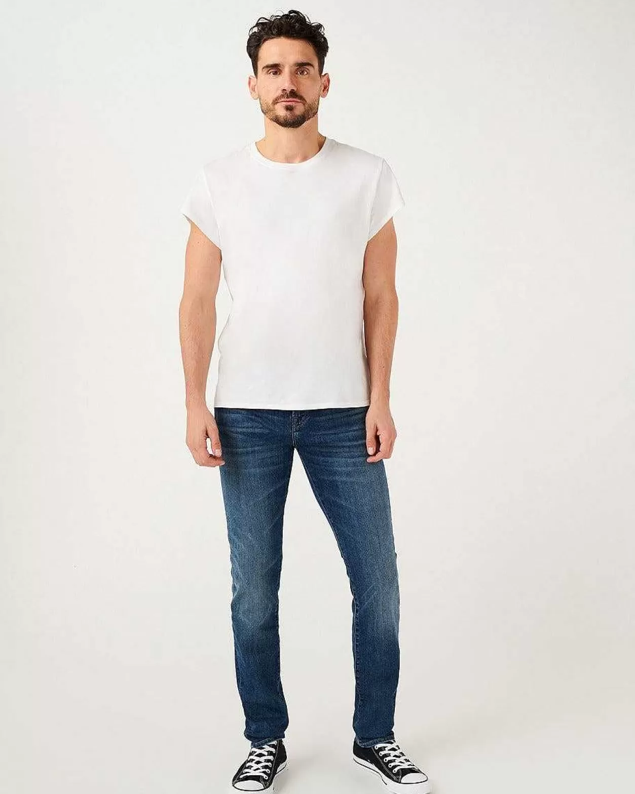 Men 7 For All Mankind Jeans*Airweft Paxtyn Skinny In Flash