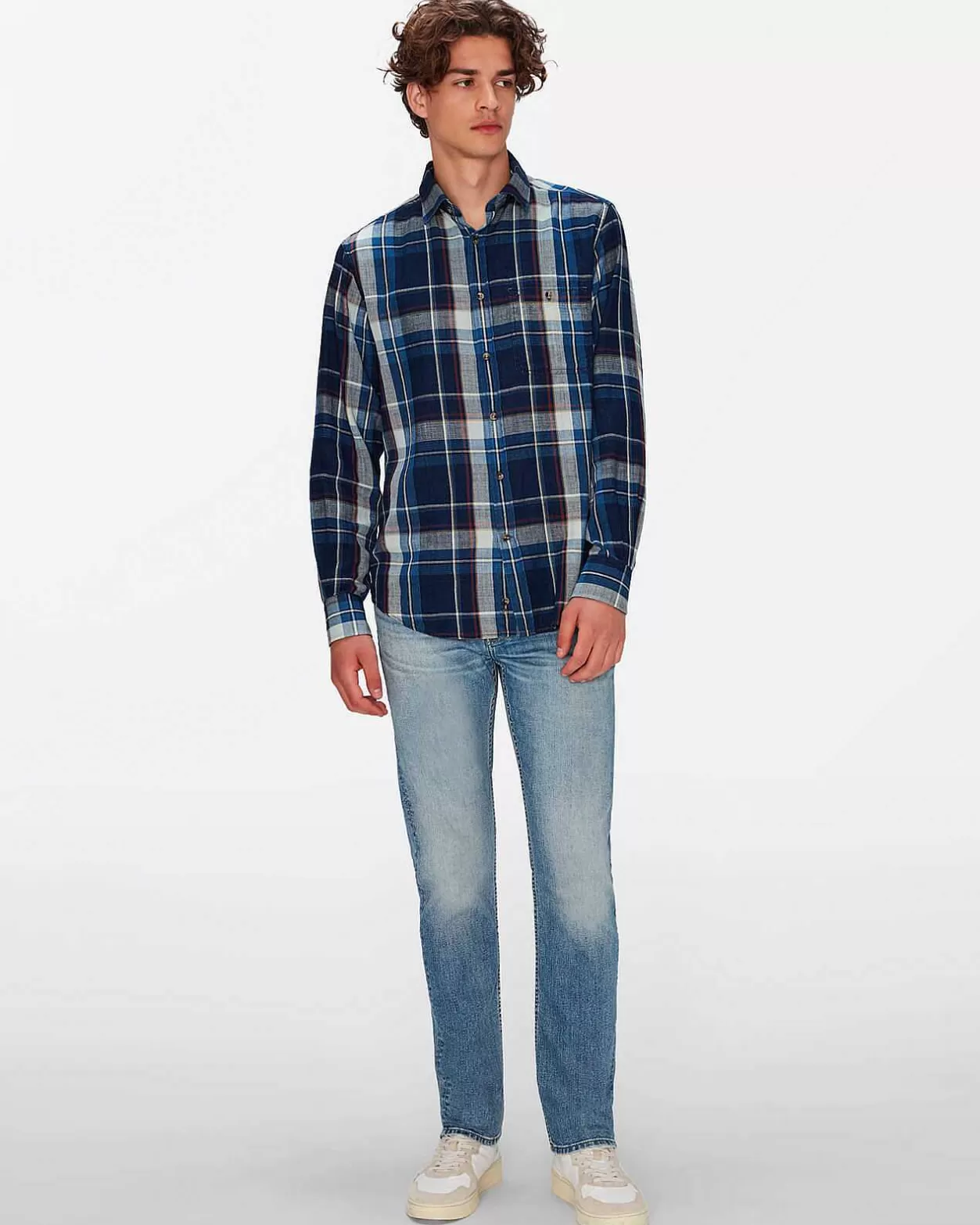 Men 7 For All Mankind Jeans*Airweft Slimmy In Portofino