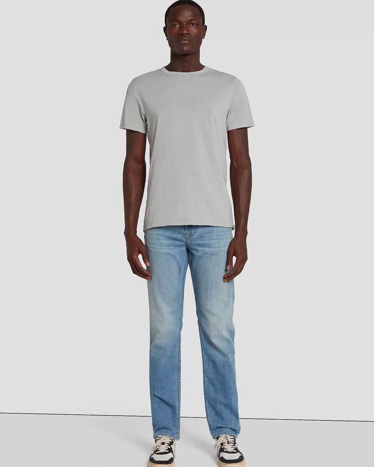 Men 7 For All Mankind Jeans*Airweft Slimmy In Santa Cruz