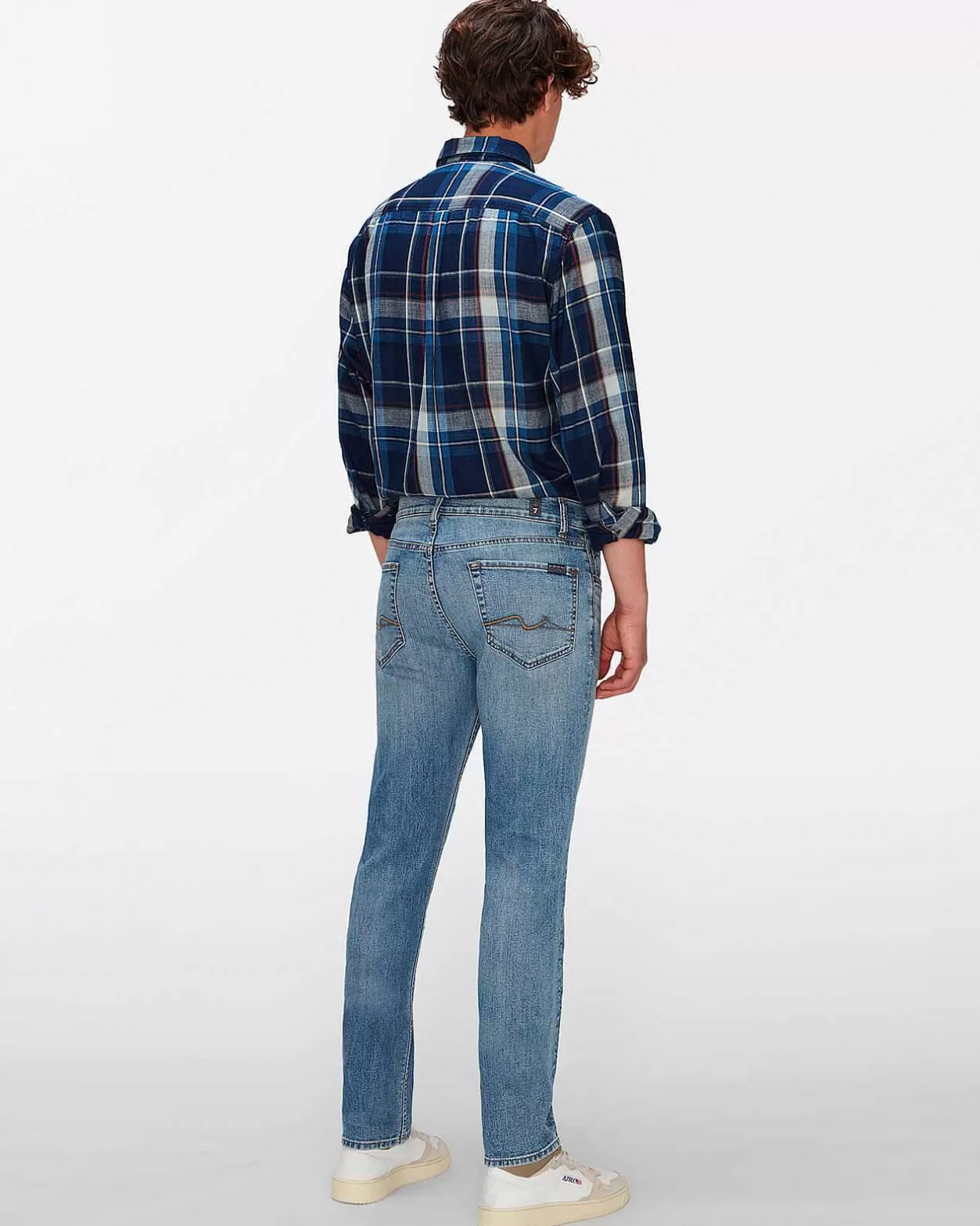 Men 7 For All Mankind Jeans*Airweft Slimmy In Portofino