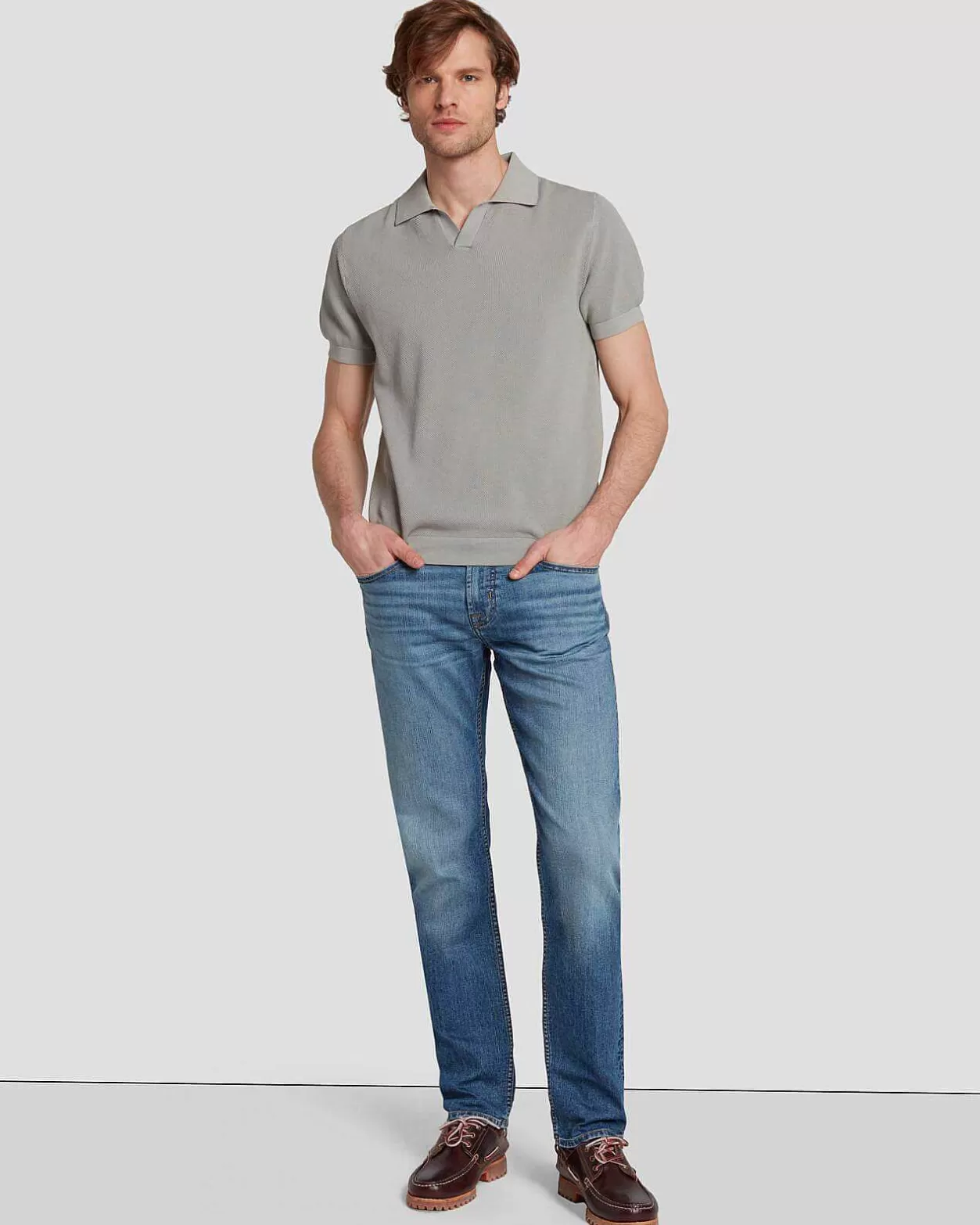 Men 7 For All Mankind Jeans*Airweft Straight In Alameda