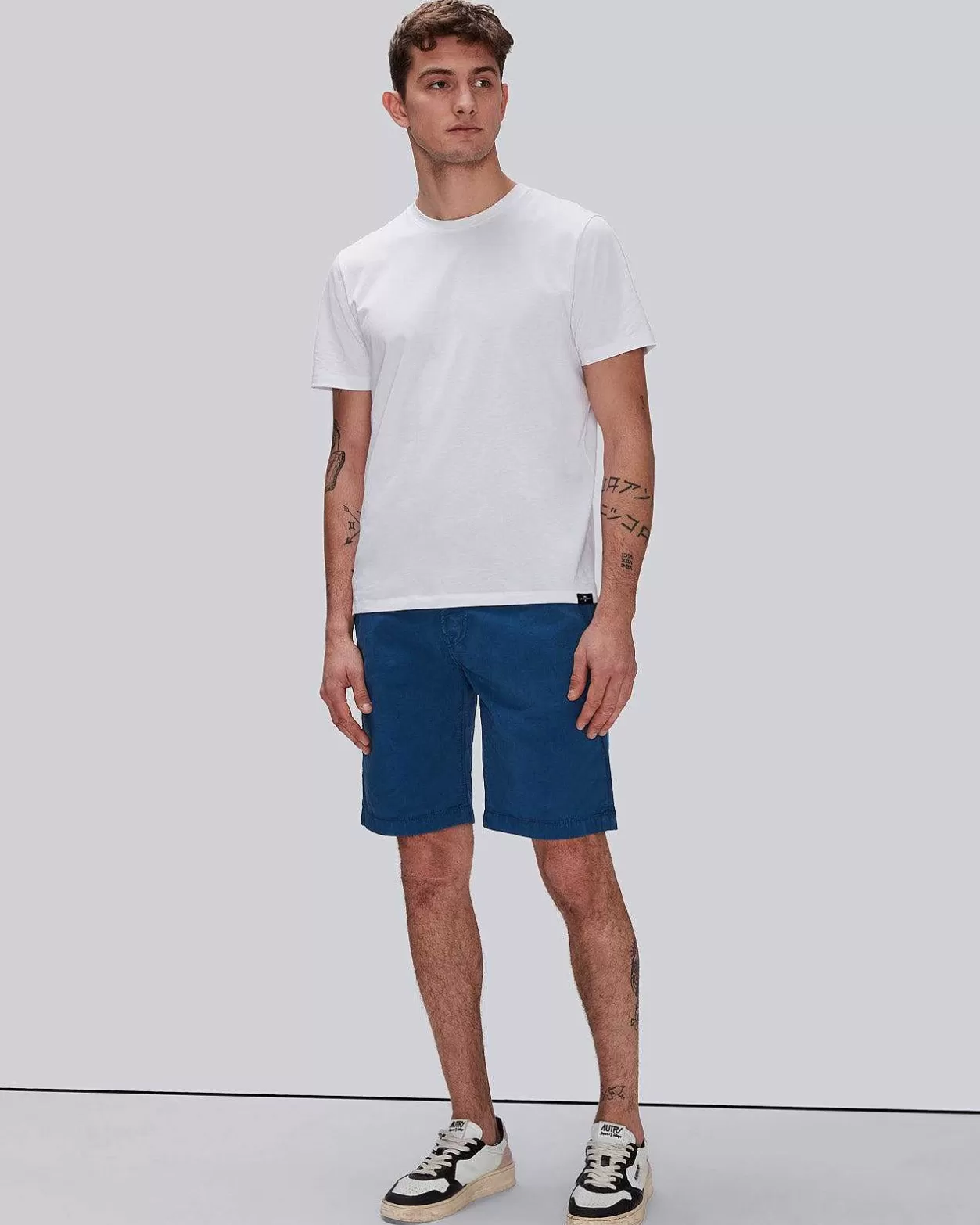 Men 7 For All Mankind Shorts & Pants*Airweft Twill Chino Short In Sea Bed