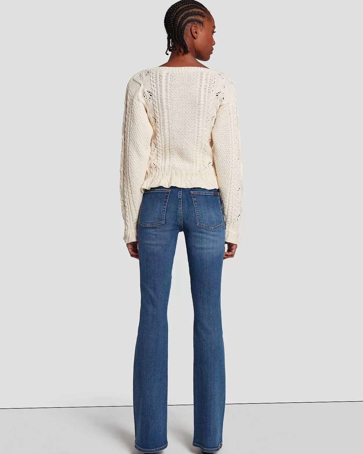 Women 7 For All Mankind Jeans*Ali In Soho Light