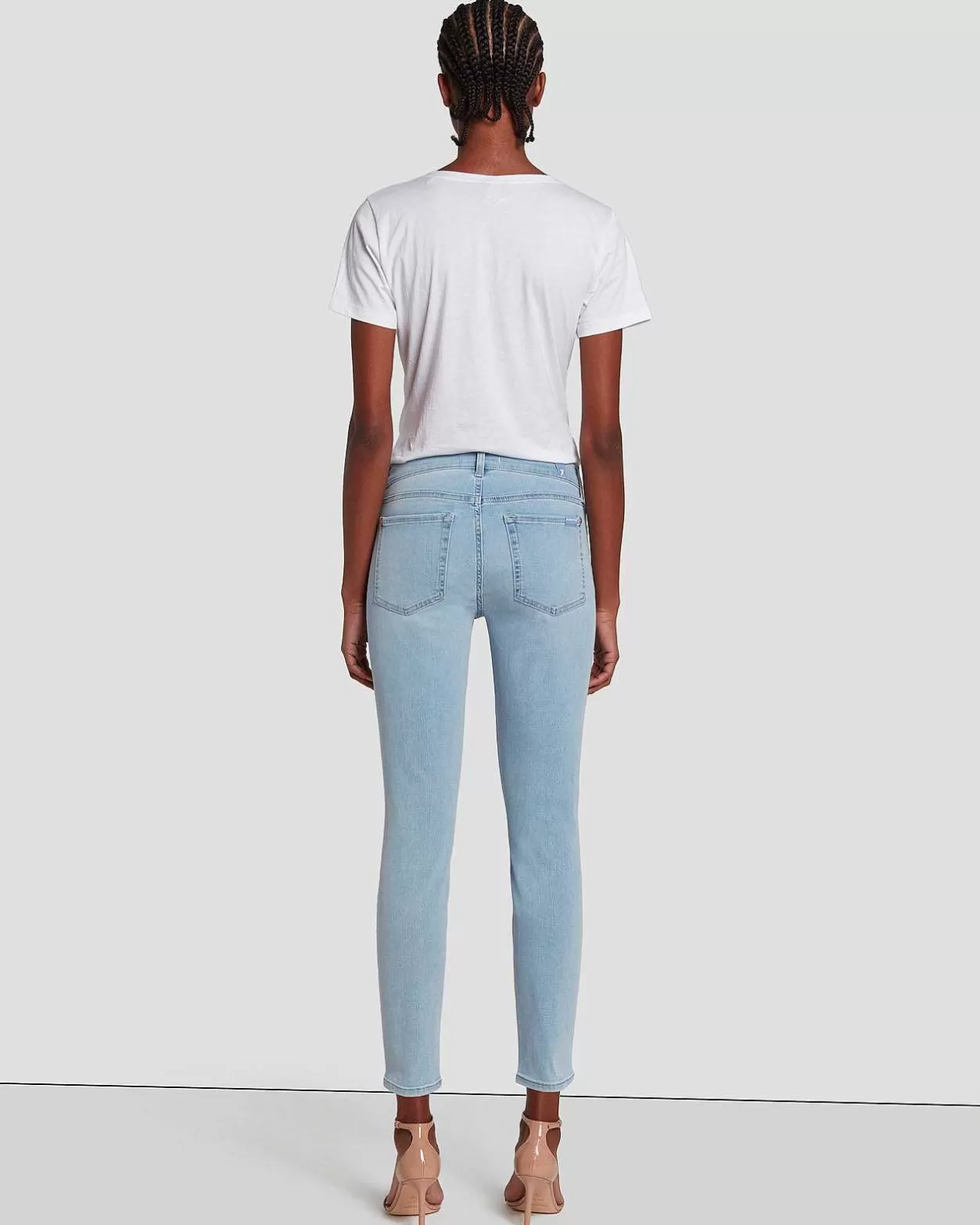 Women 7 For All Mankind Jeans*B(Air) Ankle Skinny In Mirage