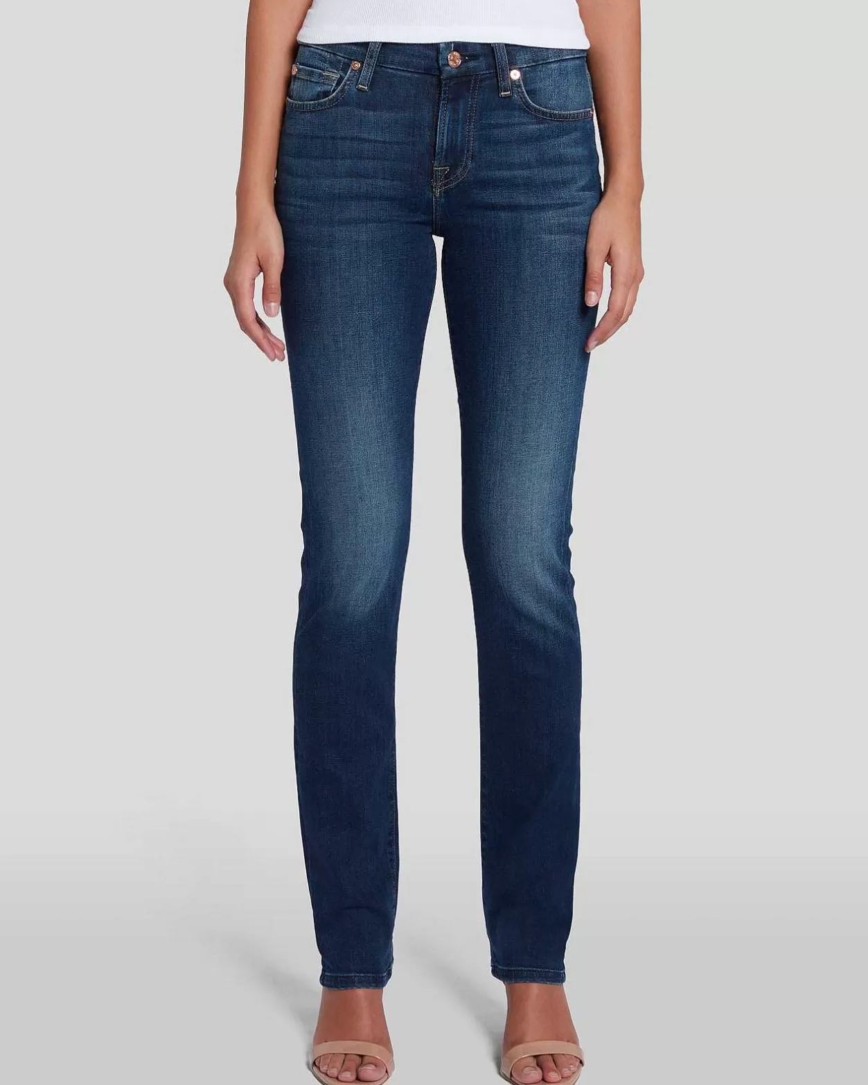 Women 7 For All Mankind Jeans*B(Air) Denim Kimmie Straight In Fate Bairfate