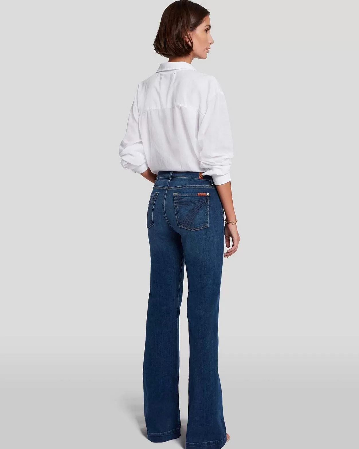 Women 7 For All Mankind Jeans*B(Air) Dojo In Medium Melrose Medmelrose