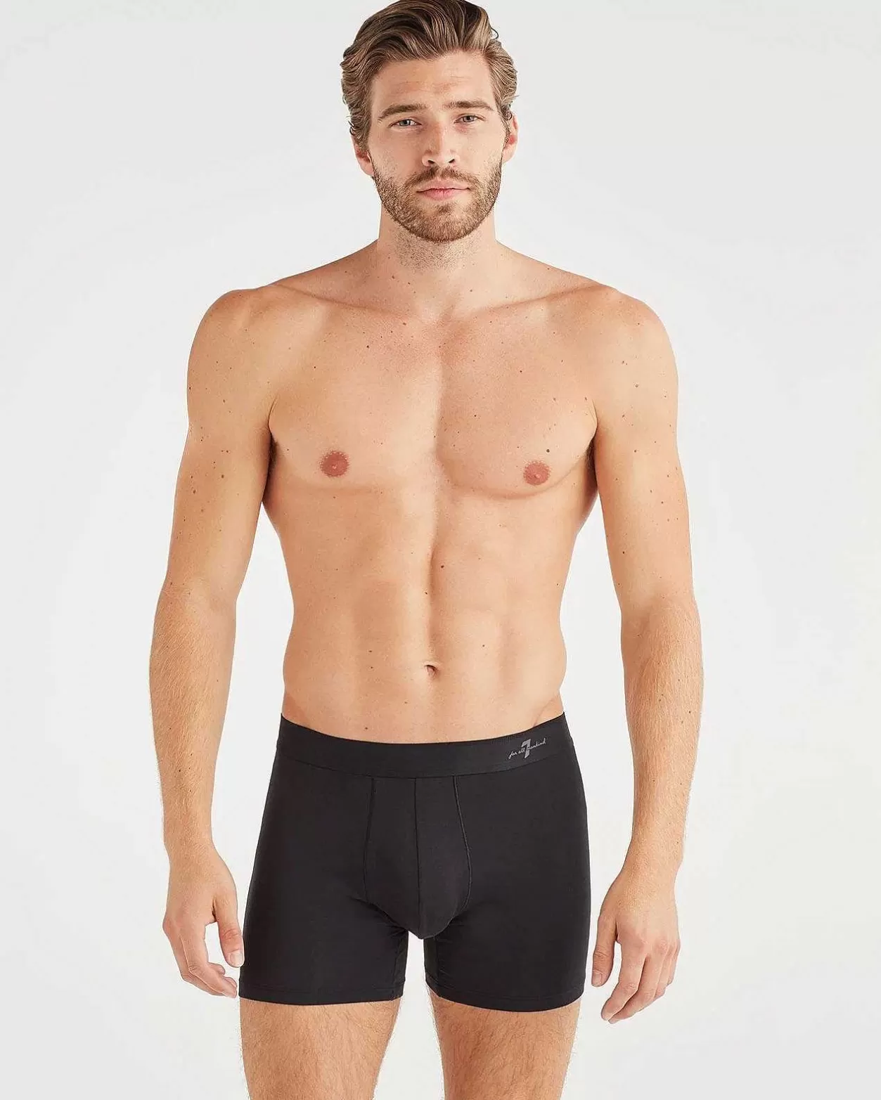 Men 7 For All Mankind *Boxer Brief 2 Pack In Black