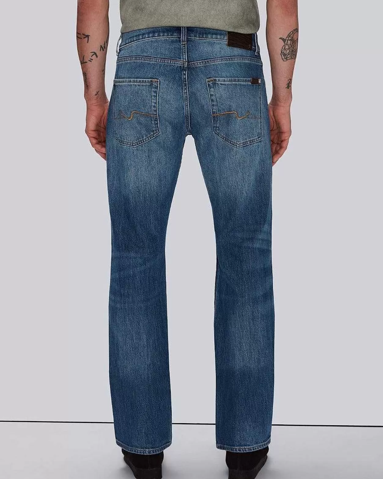 Men 7 For All Mankind Jeans*Brett Bootcut In Lagoon