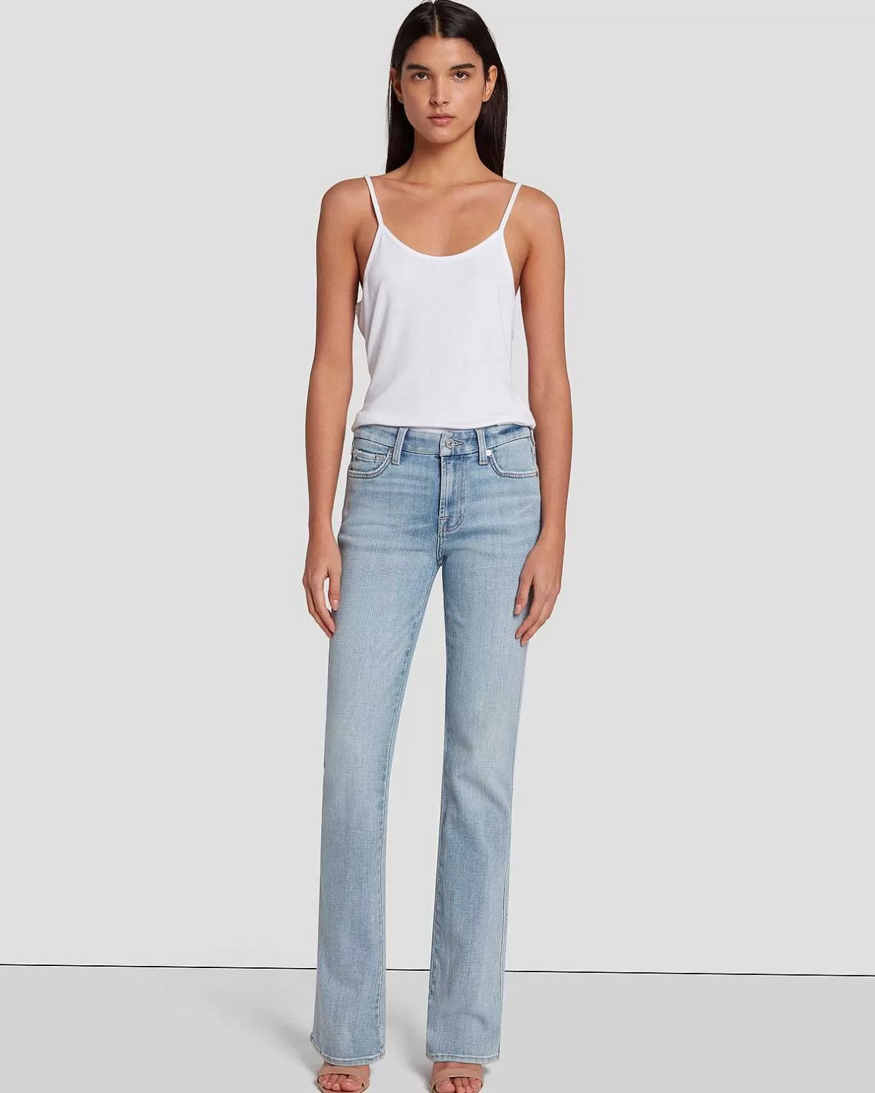 Women 7 For All Mankind Jeans*Broken Twill Kimmie Bootcut In Coco Prive