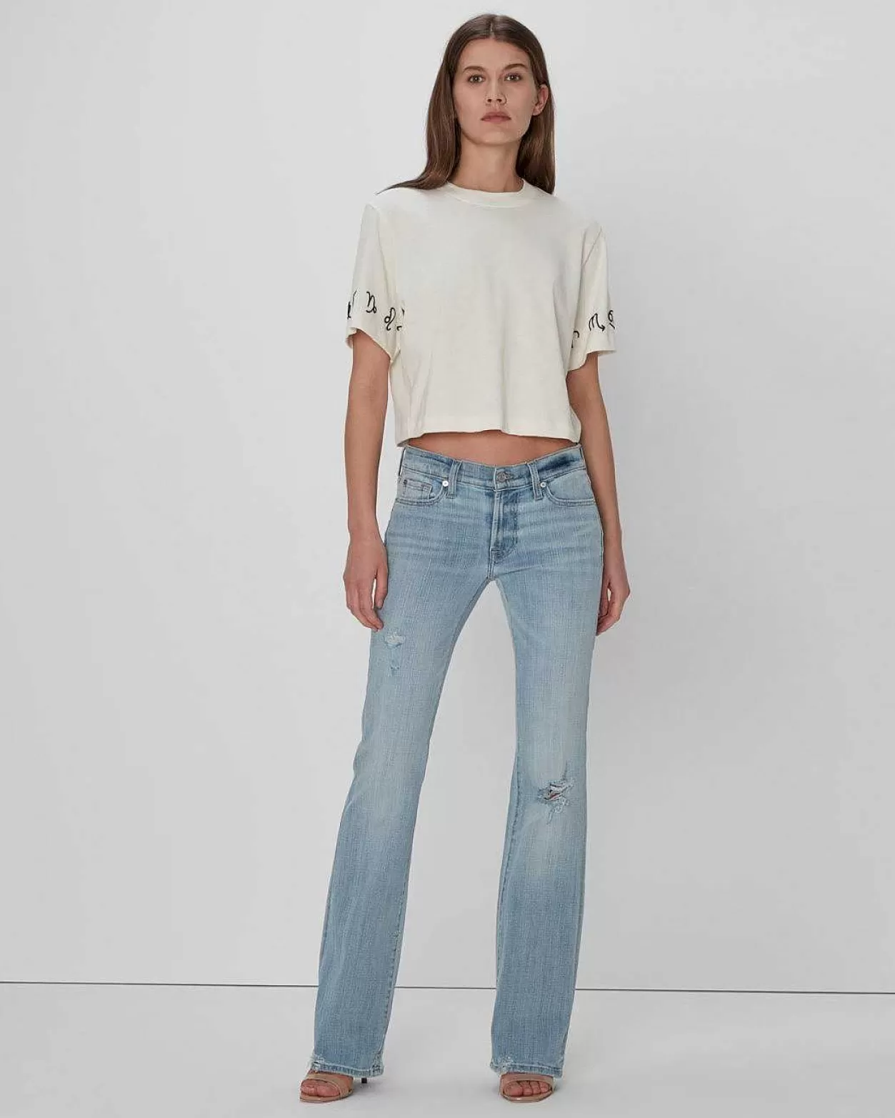 Women 7 For All Mankind Jeans*Broken Twill Original Bootcut In Coco Prive