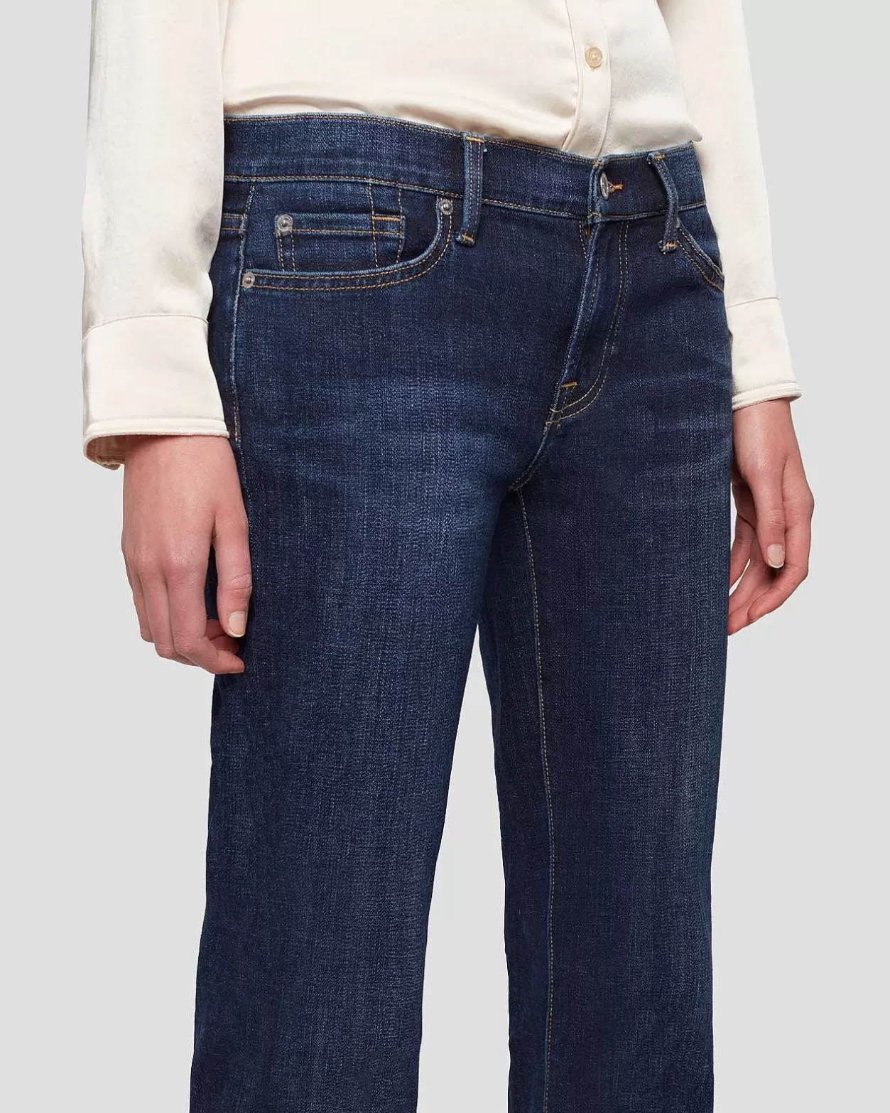 Women 7 For All Mankind Jeans*Broken Twill Original Bootcut In Calix