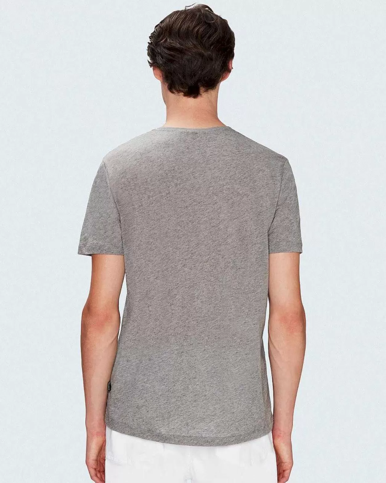 Men 7 For All Mankind Shirts*Cashmere Blend Tee In Grey Melange