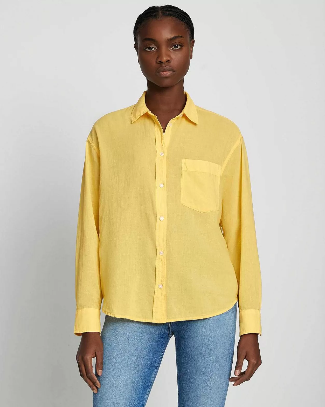 Women 7 For All Mankind Tops*Classic Button Up Shirt In Jojoba