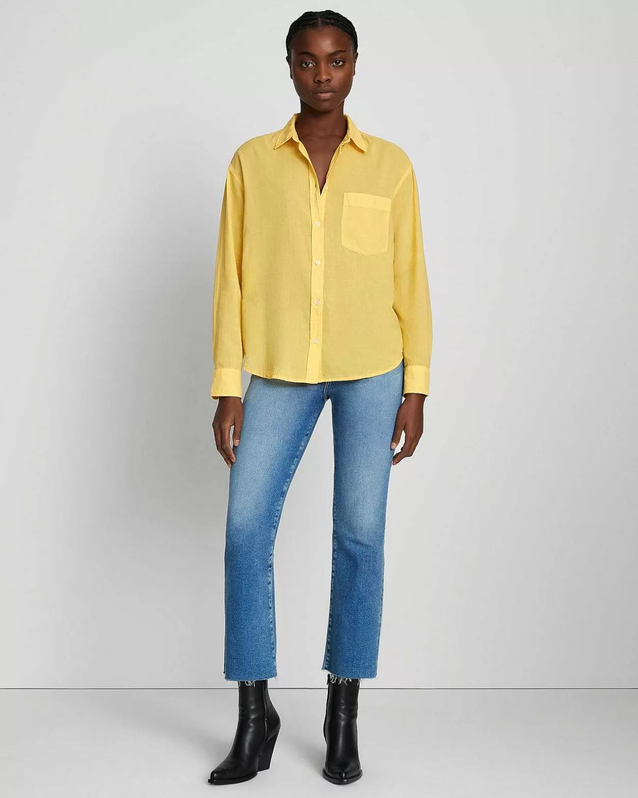 Women 7 For All Mankind Tops*Classic Button Up Shirt In Jojoba