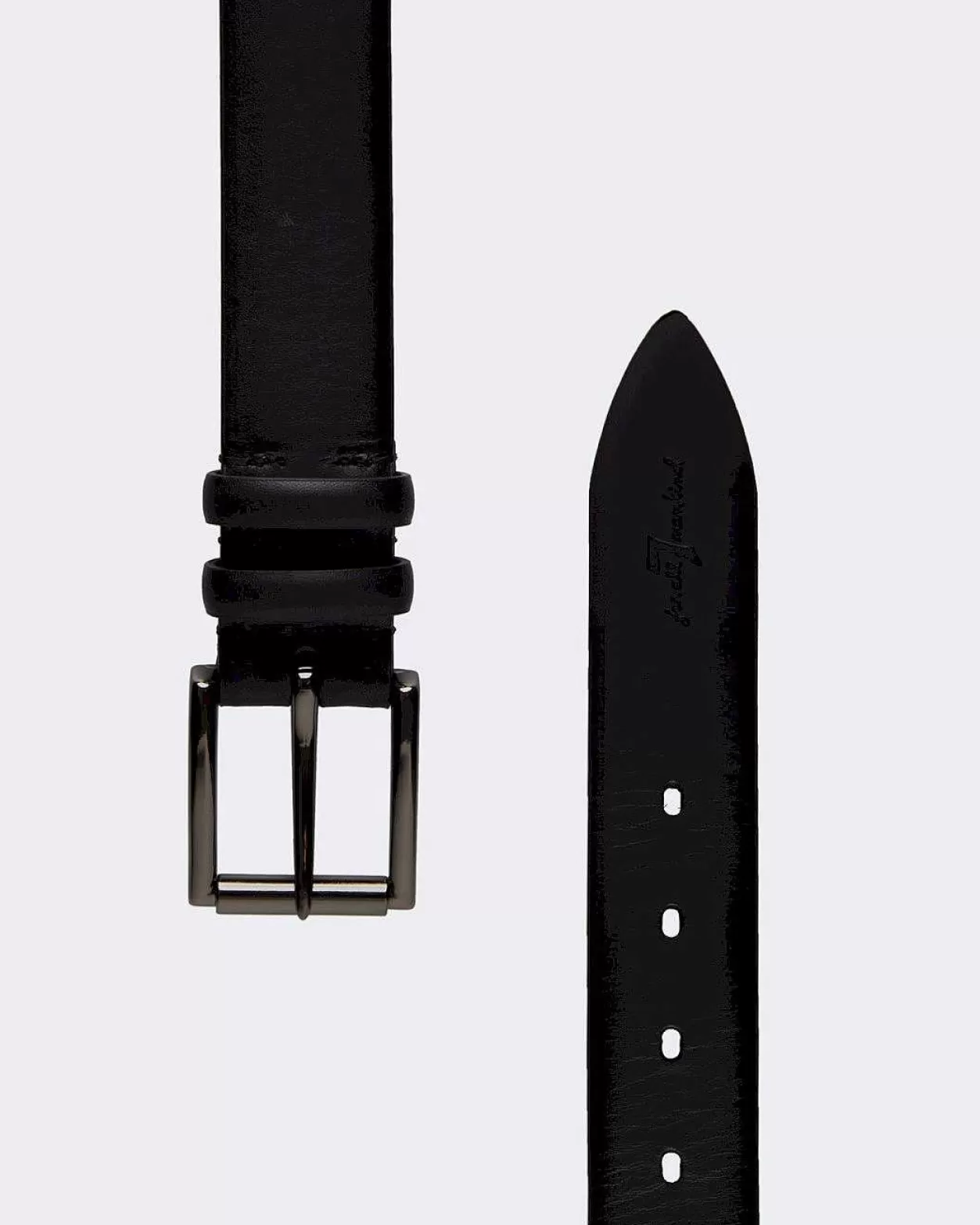 Men 7 For All Mankind *Classic Leather Belt In Black