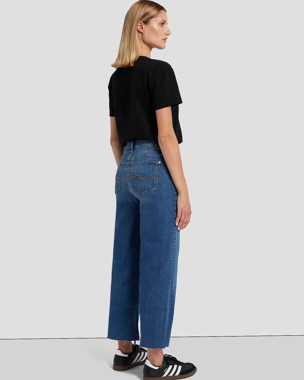 Women 7 For All Mankind Jeans*Cropped Alexa In Meisa