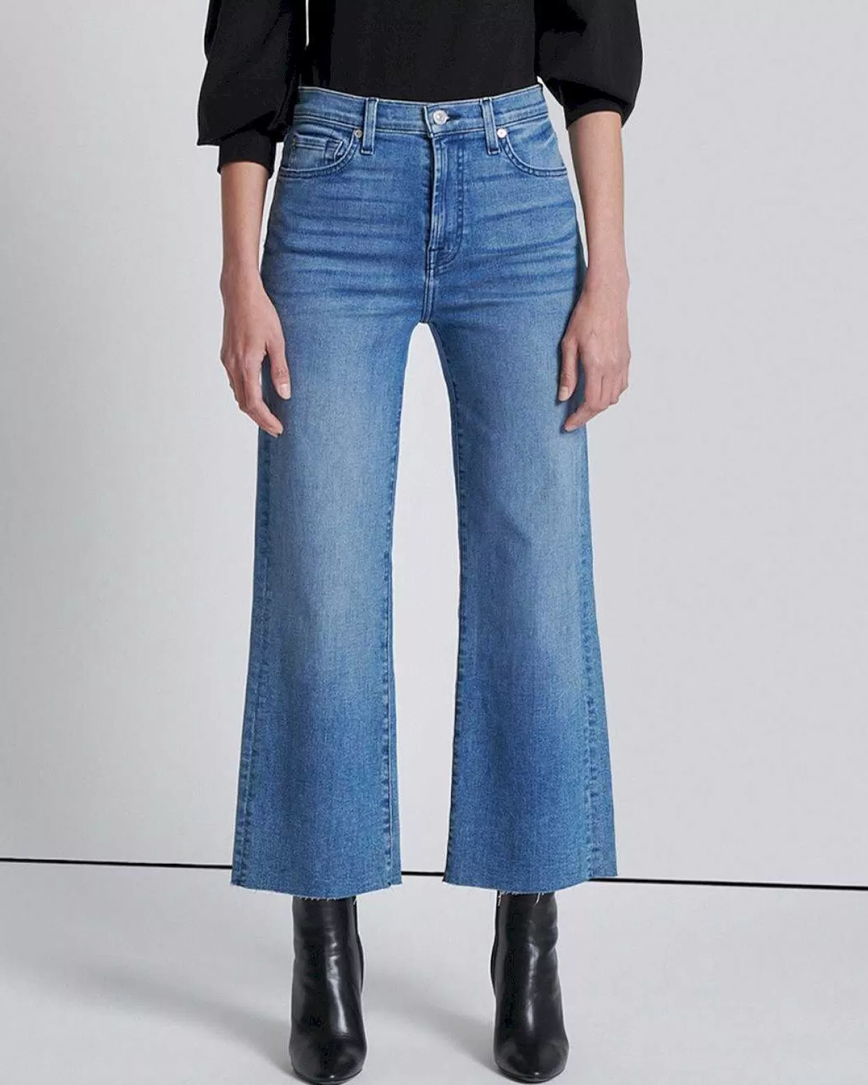 Women 7 For All Mankind Jeans*Cropped Alexa In Dulce