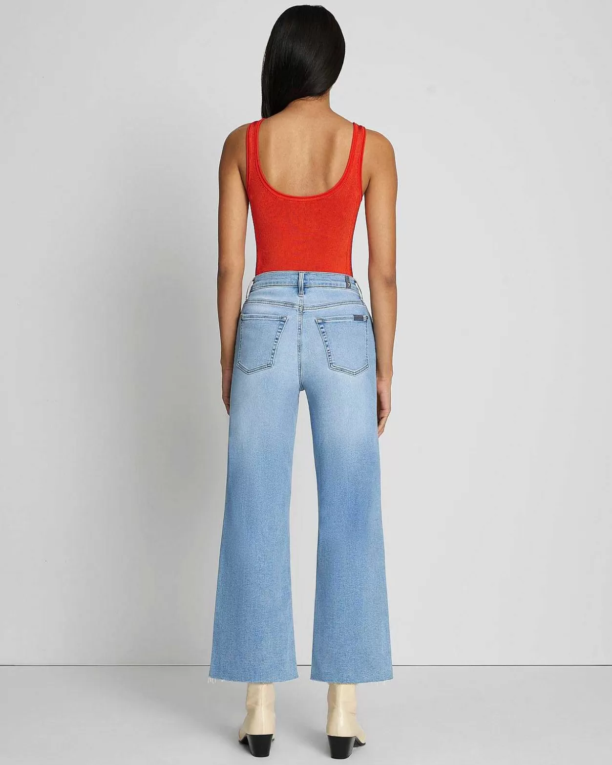 Women 7 For All Mankind Jeans*Cropped Alexa In Etienne