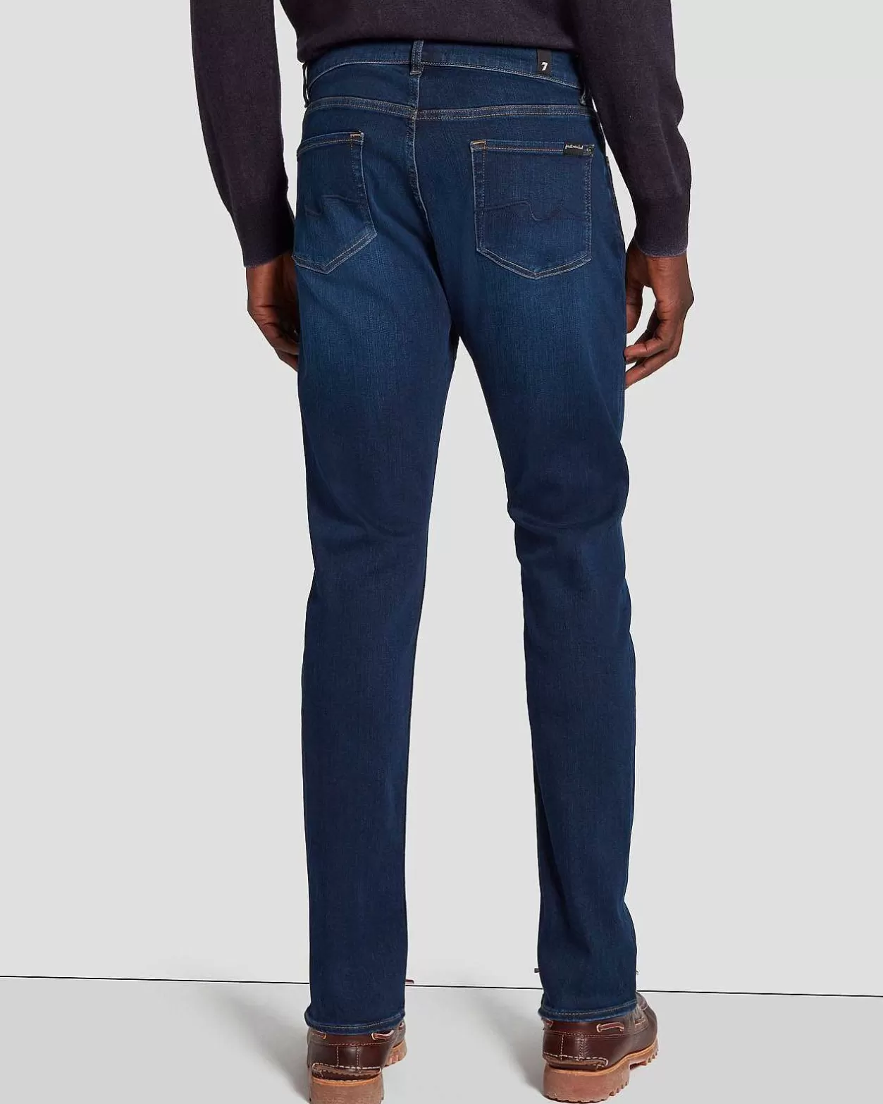 Men 7 For All Mankind Jeans*Earthkind Stretch Tek Slimmy Tapered In Enigma