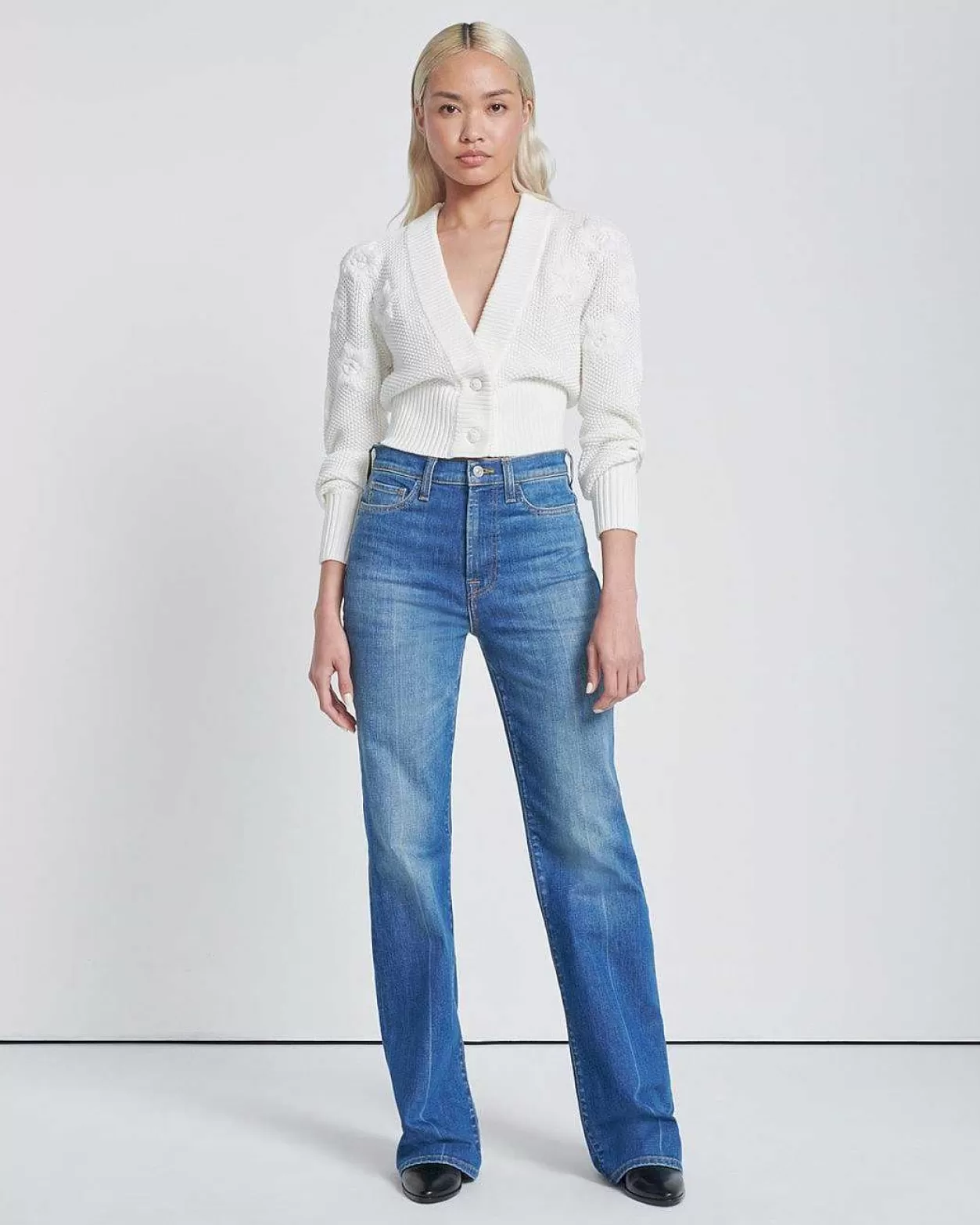 Women 7 For All Mankind Jeans*Easy Boot In Garden Party