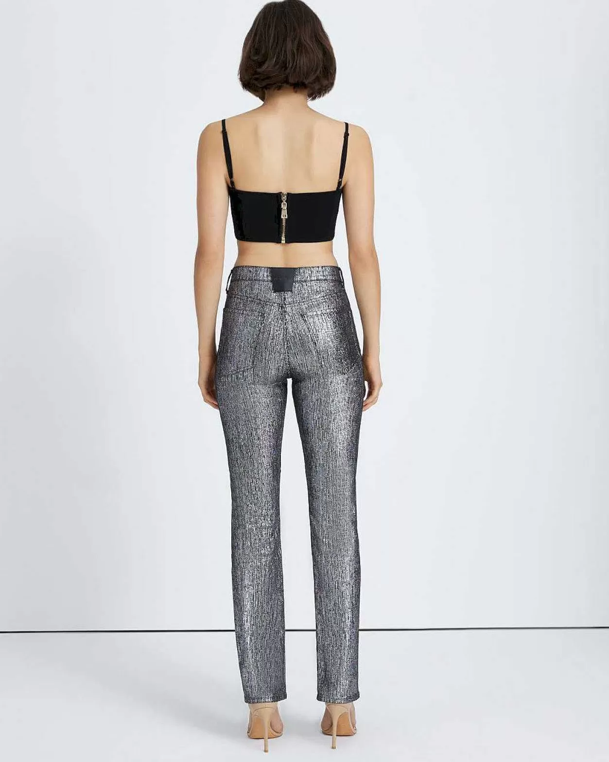 Women 7 For All Mankind Jeans*Easy Slim In Foil Dots