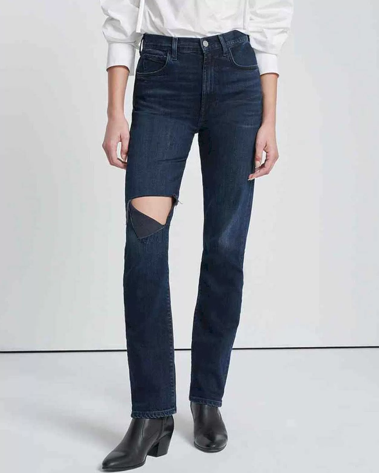 Women 7 For All Mankind Jeans*Easy Slim In Sunbeam