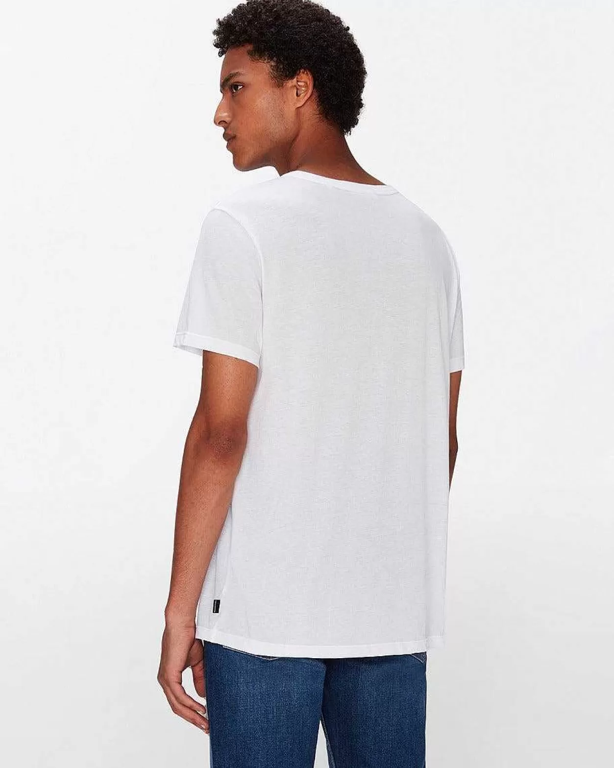 Men 7 For All Mankind Shirts*Featherweight Cotton Tee In White