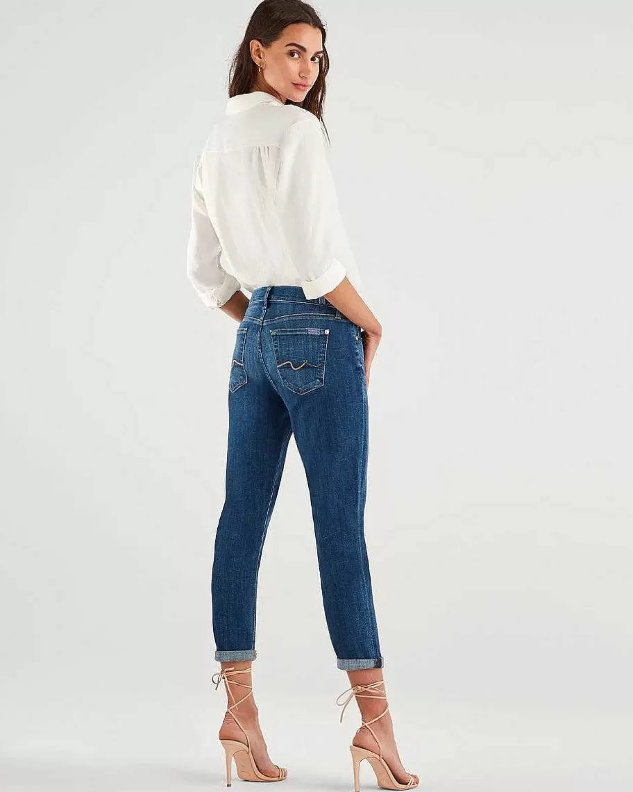 Women 7 For All Mankind Jeans*Josefina In Broken Twill Vanity