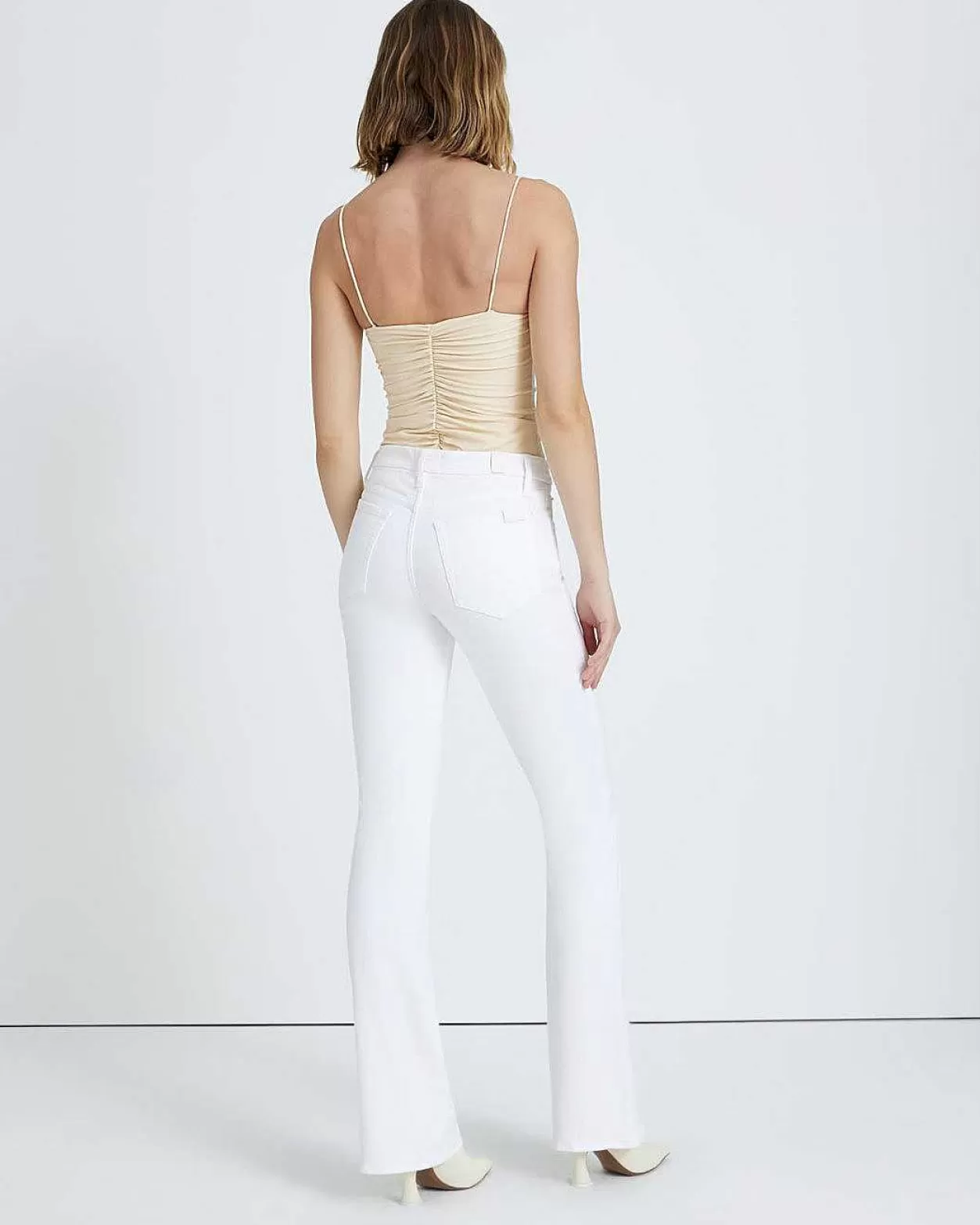 Women 7 For All Mankind Jeans*Kimmie Bootcut In Clean White