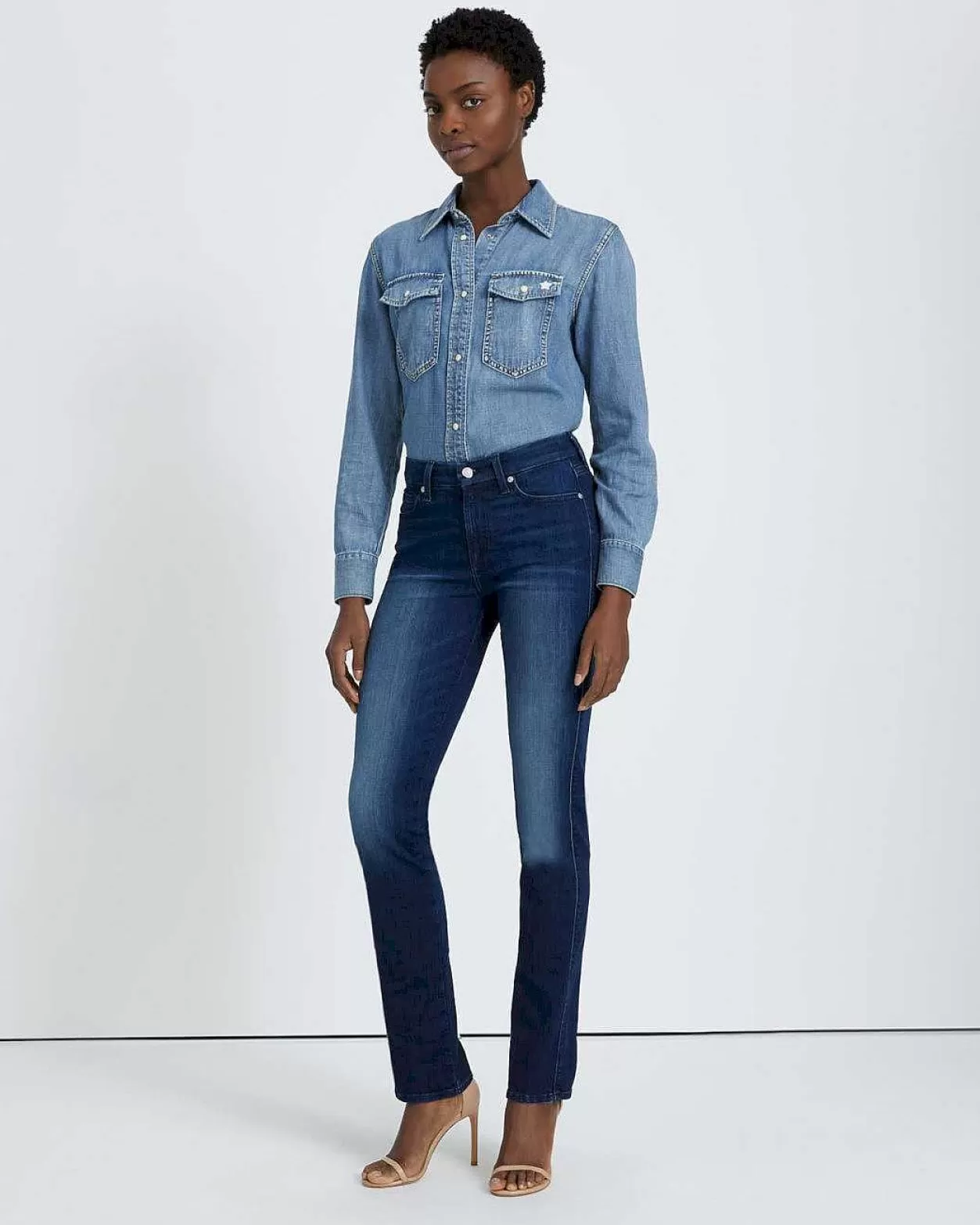 Women 7 For All Mankind Jeans*Kimmie Straight In Dian