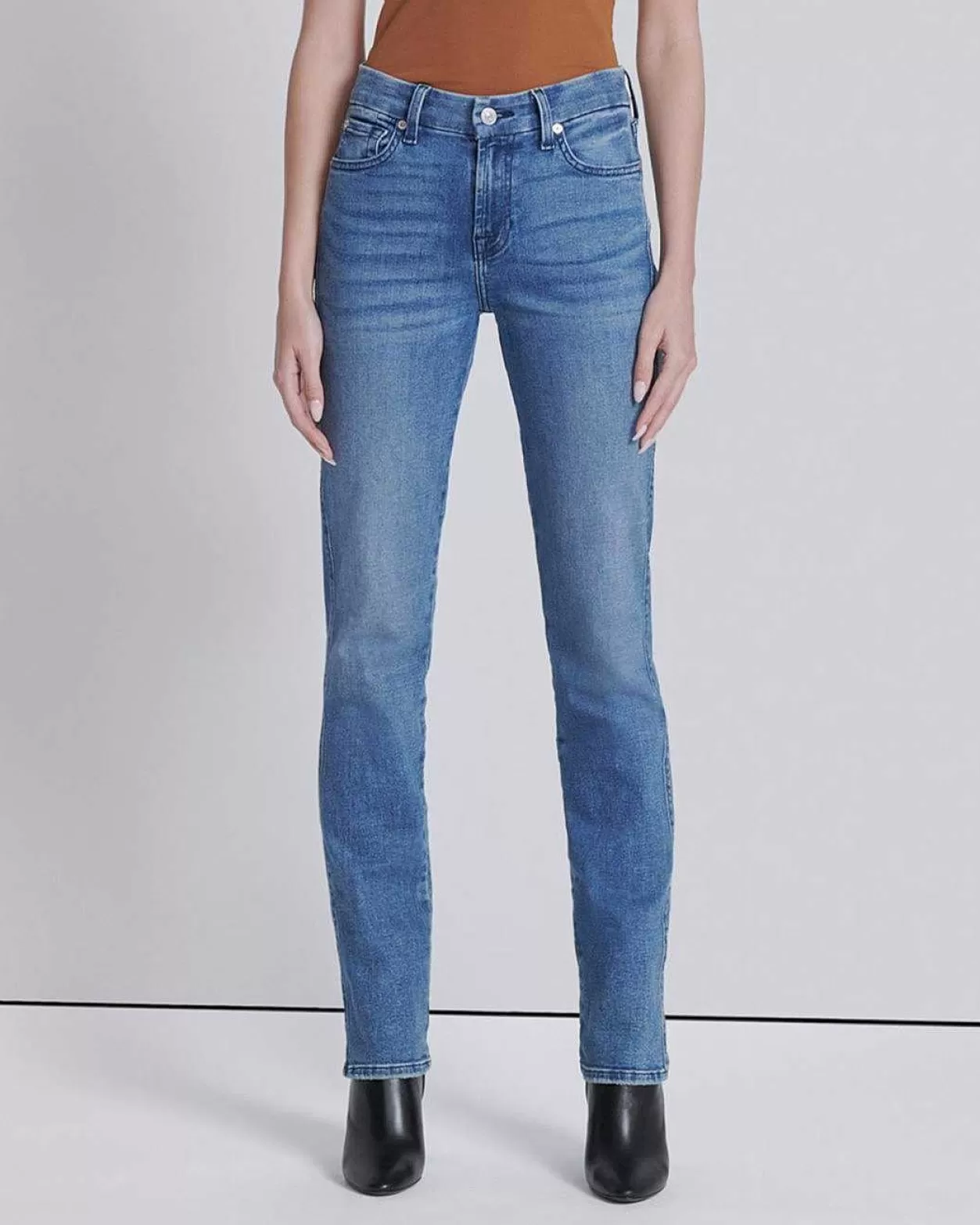 Women 7 For All Mankind Jeans*Kimmie Straight In Dulce