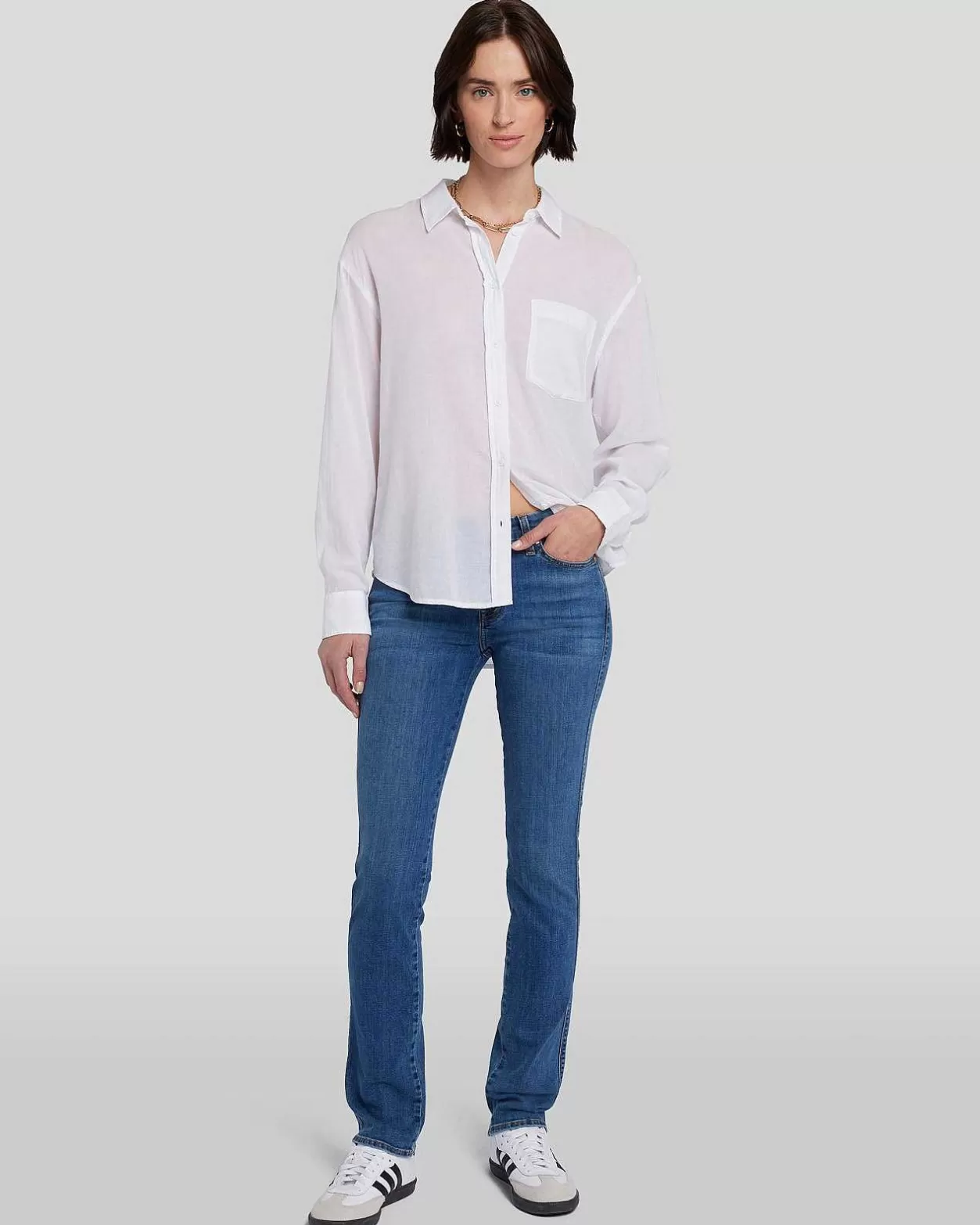 Women 7 For All Mankind Jeans*Kimmie Straight In Meisa