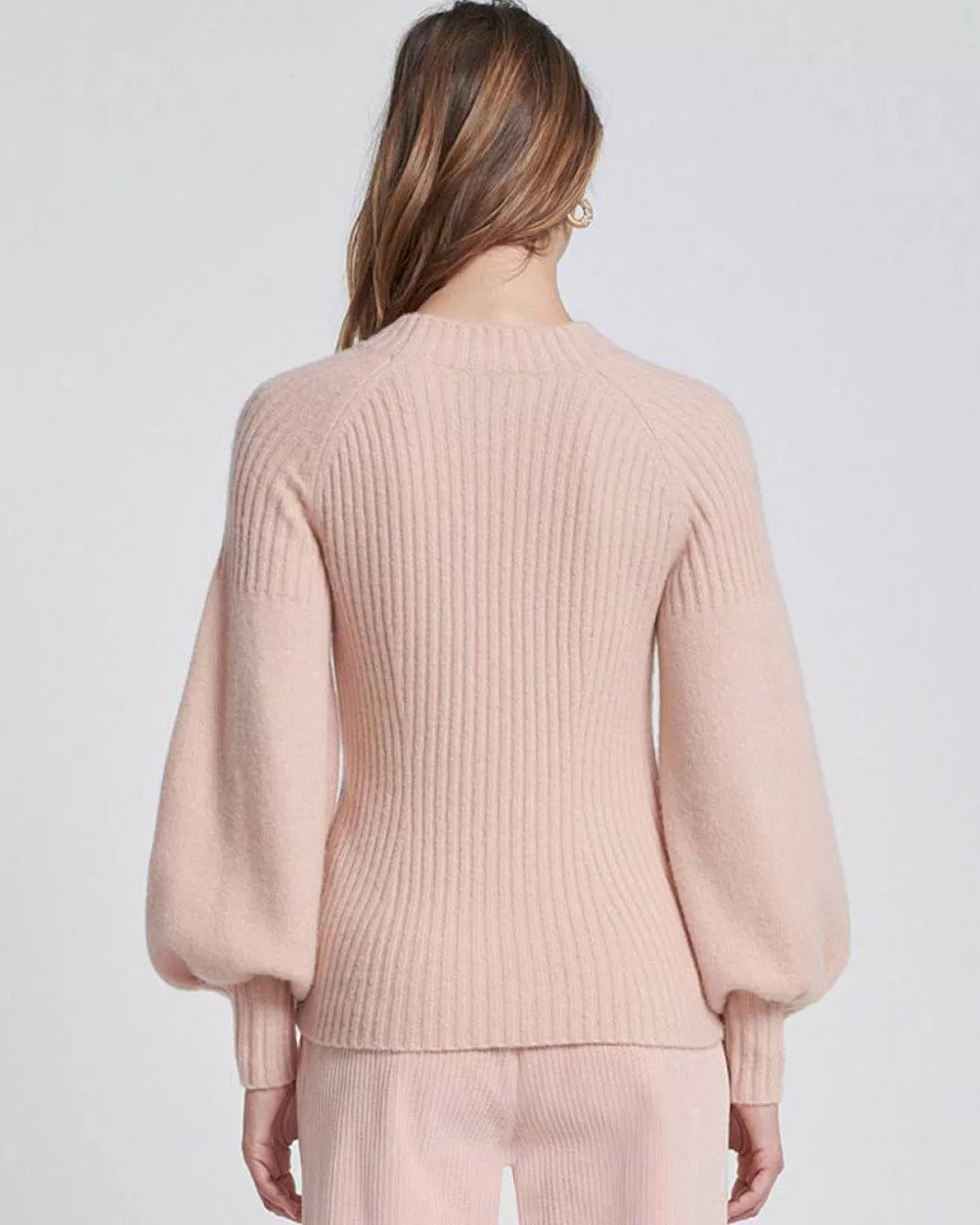 Women 7 For All Mankind Sweaters*Lantern Sleeve Sweater In Blush