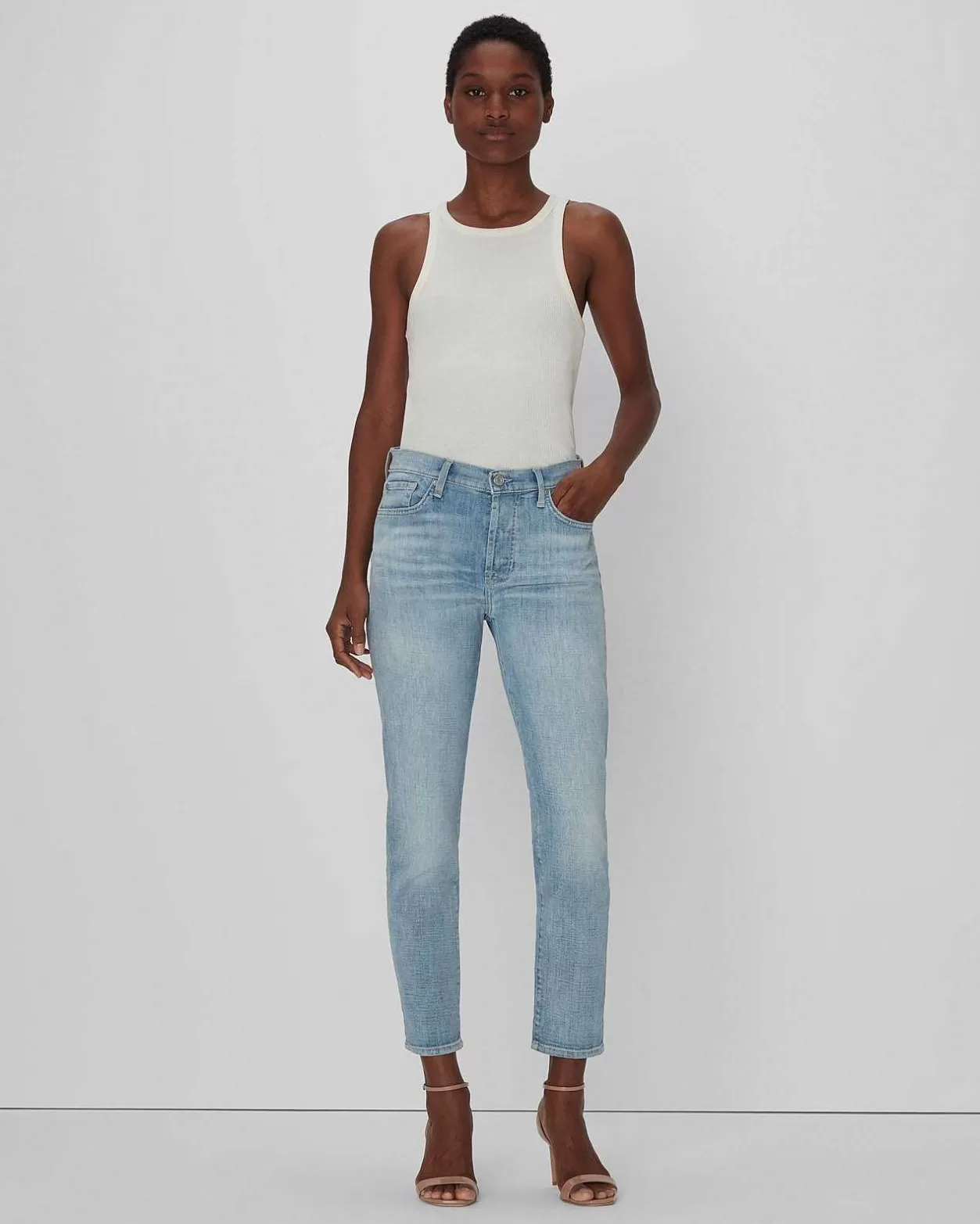 Women 7 For All Mankind Jeans*Left Hand Josefina In Maldon