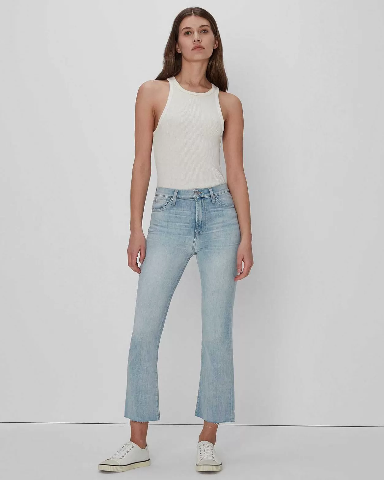 Women 7 For All Mankind Jeans*Left Hand Slim Kick In Rosemary