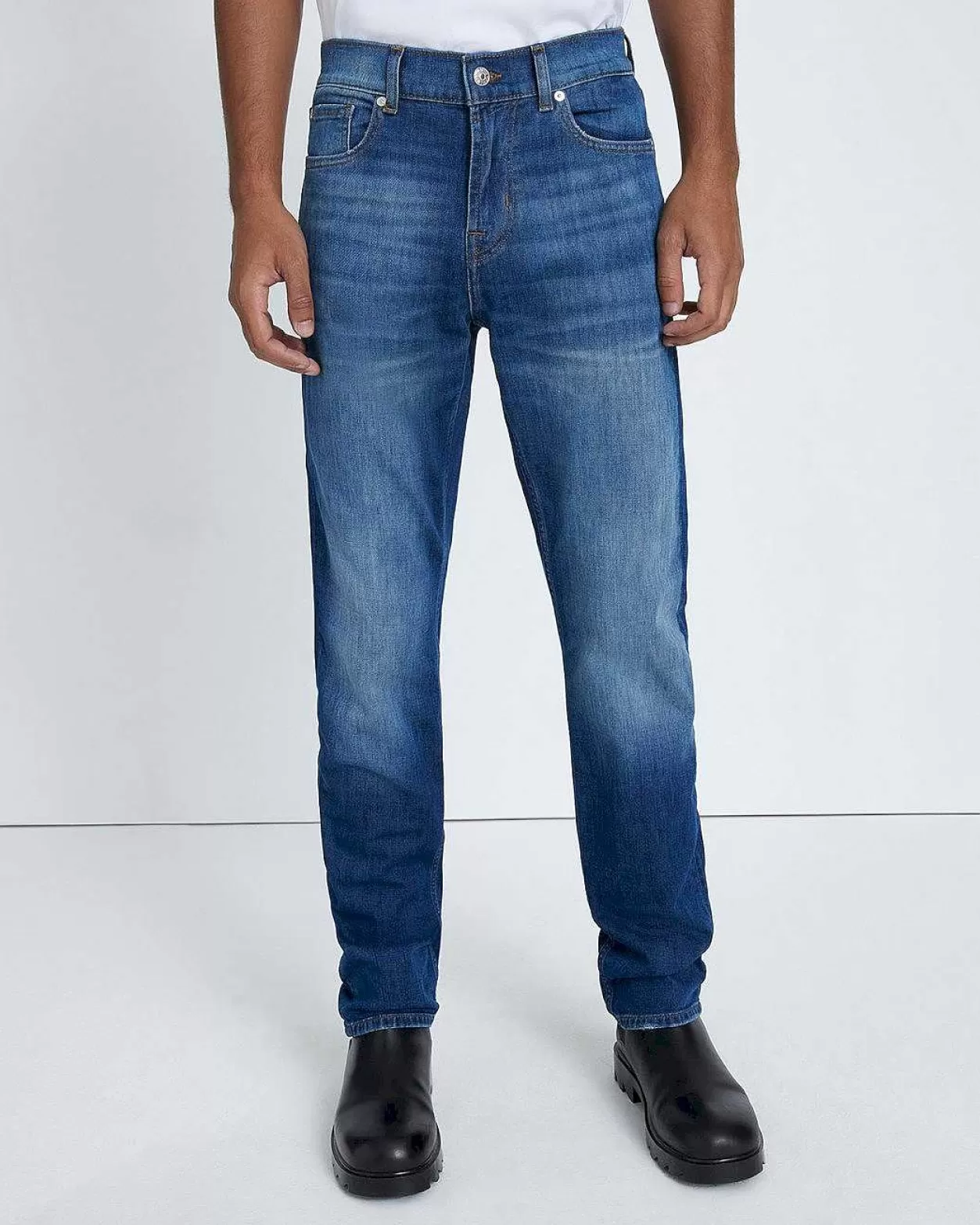 Men 7 For All Mankind Jeans*Left Hand Slimmy In Redvale