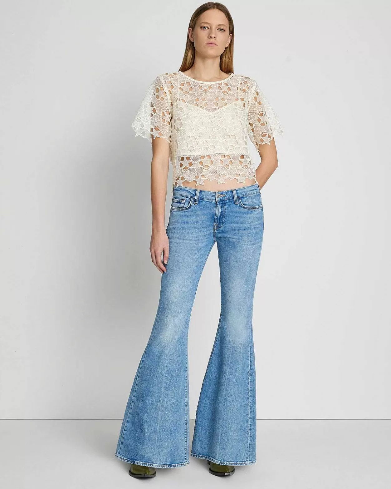 Women 7 For All Mankind Jeans*Low Rise Flare In Chamberlain