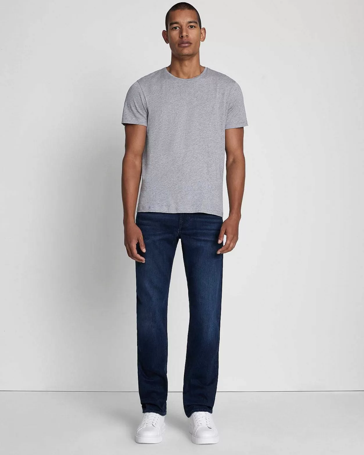 Men 7 For All Mankind Jeans*Luxe Performance Plus Paxtyn In Deep Blue