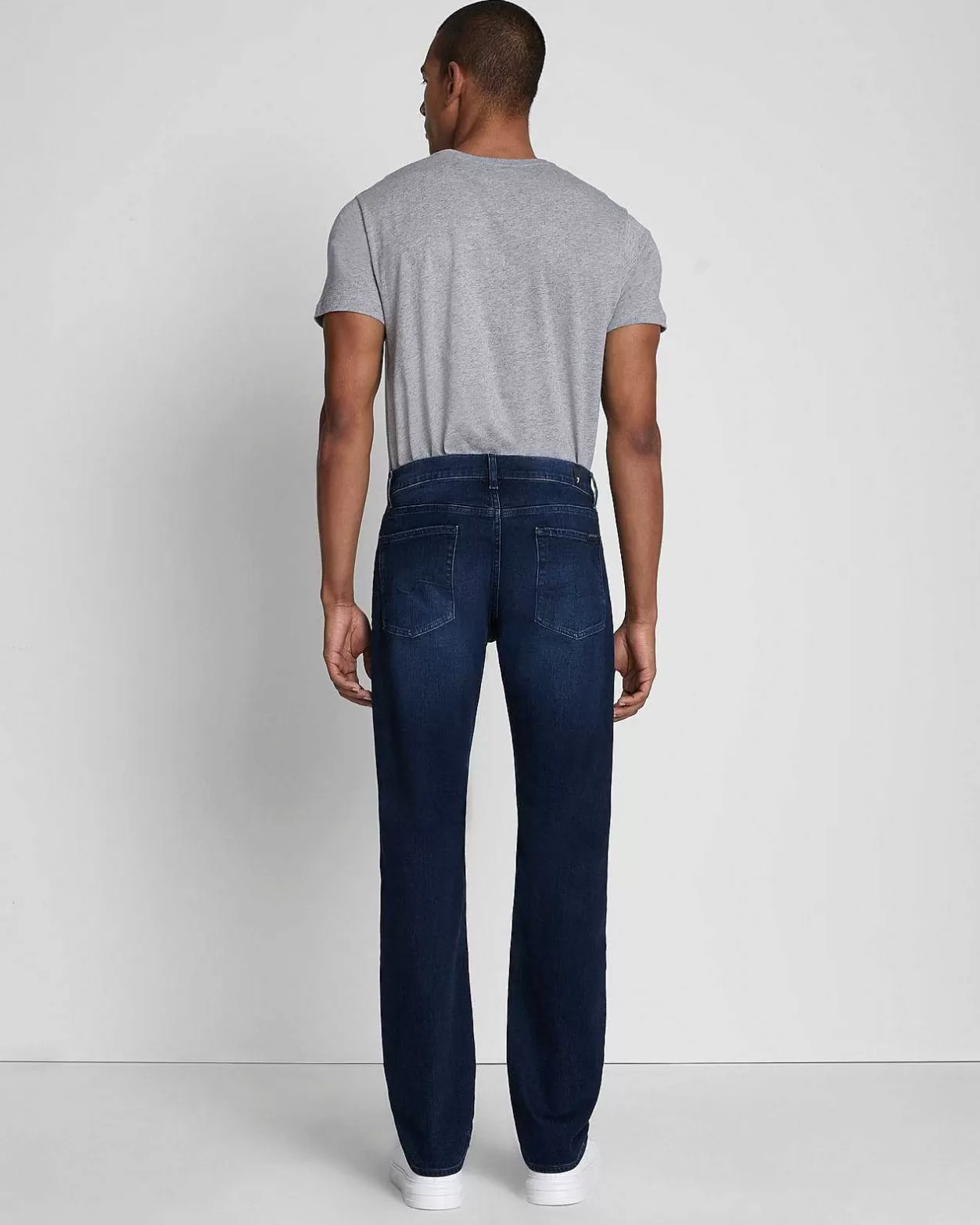 Men 7 For All Mankind Jeans*Luxe Performance Plus Paxtyn In Deep Blue