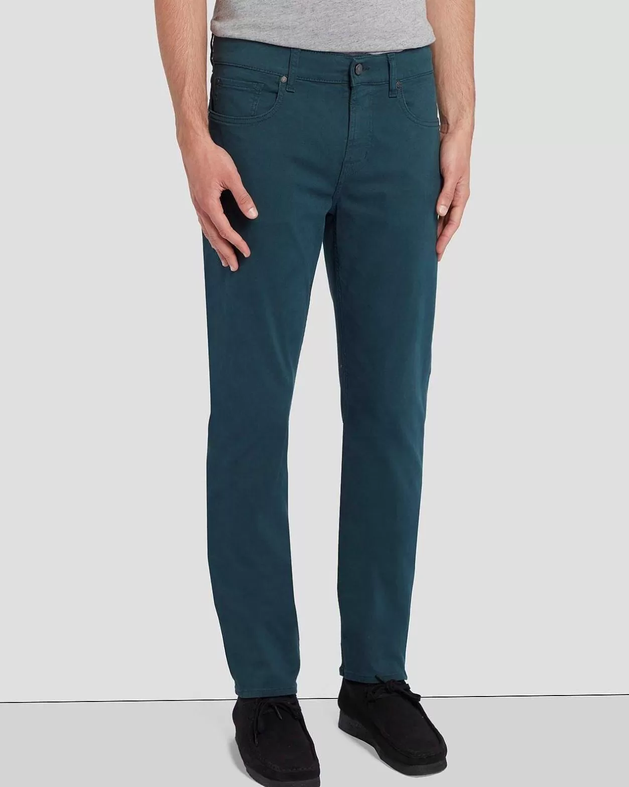 Men 7 For All Mankind Jeans*Luxe Performance Plus Slimmy In Hunter Green