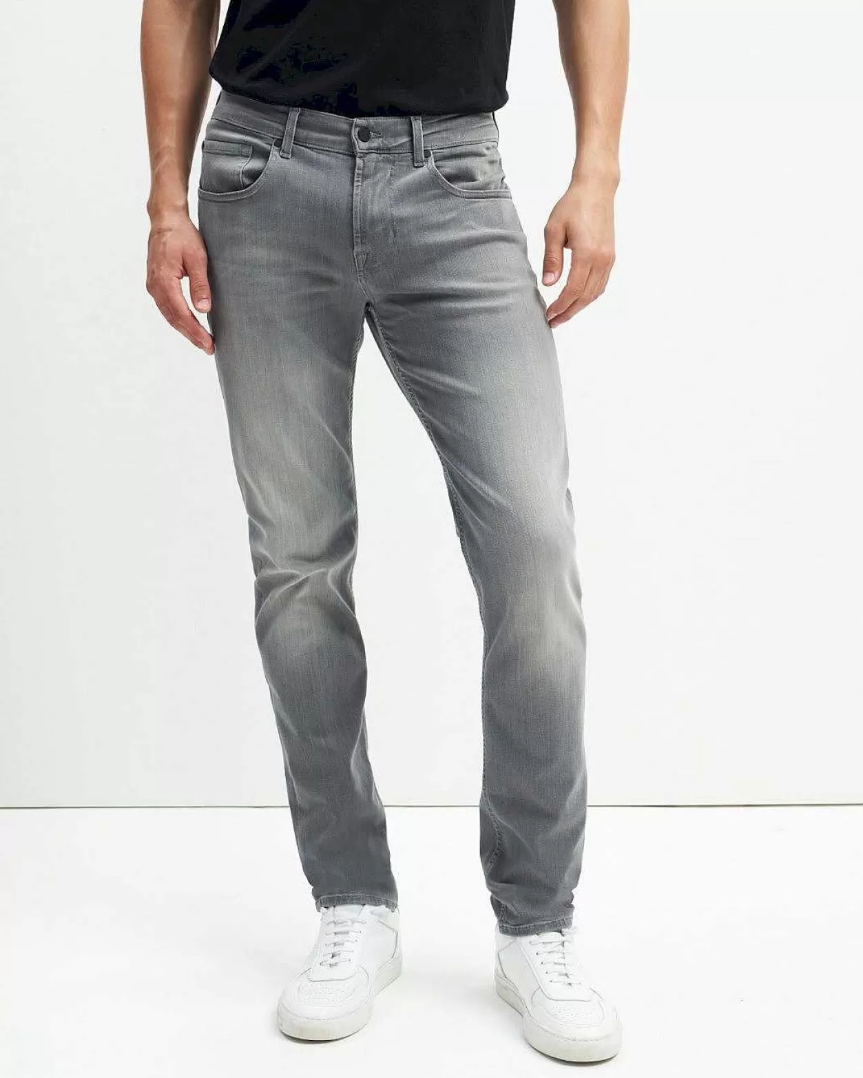 Men 7 For All Mankind Jeans*Luxe Performance Plus Slimmy Tapered In Grey