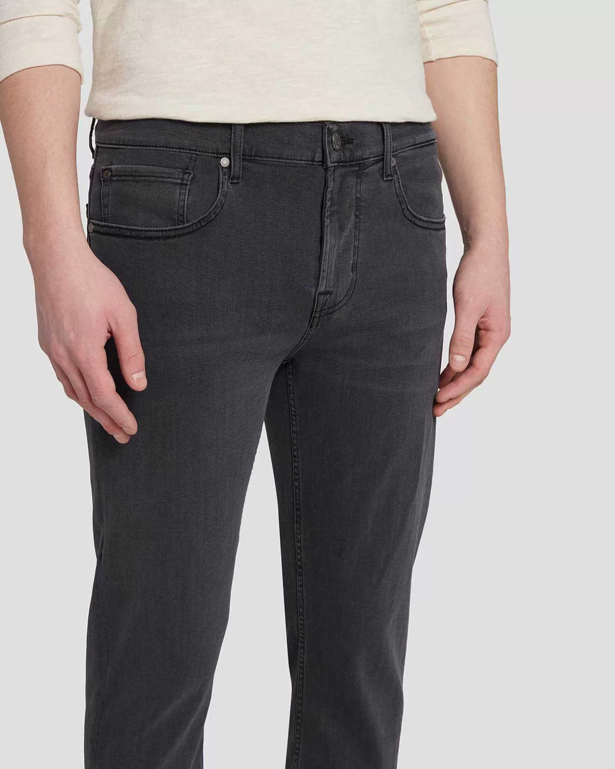 Men 7 For All Mankind Jeans*Luxe Performance Slimmy In Airy