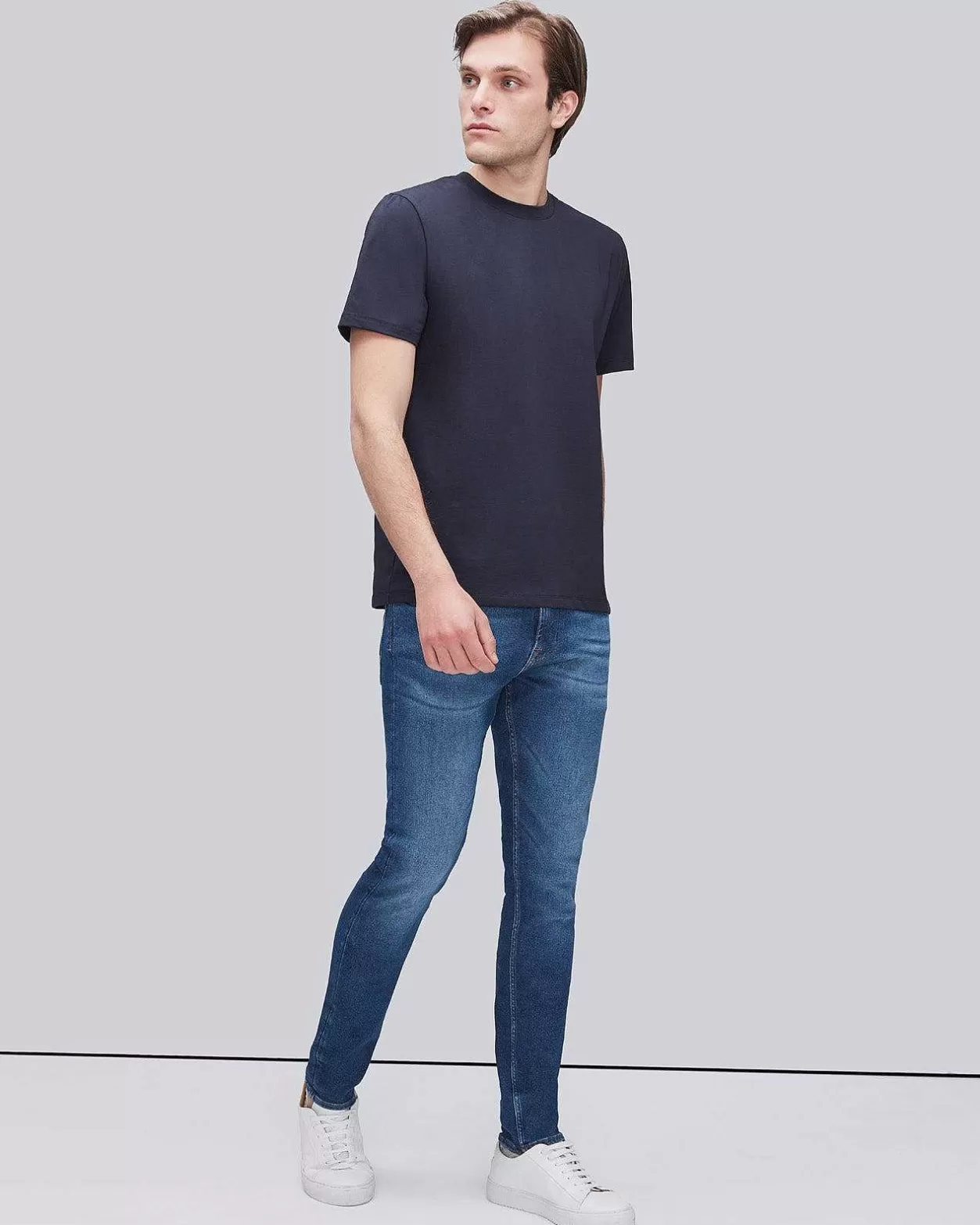 Men 7 For All Mankind Shirts*Luxe Performance Tee In Blue