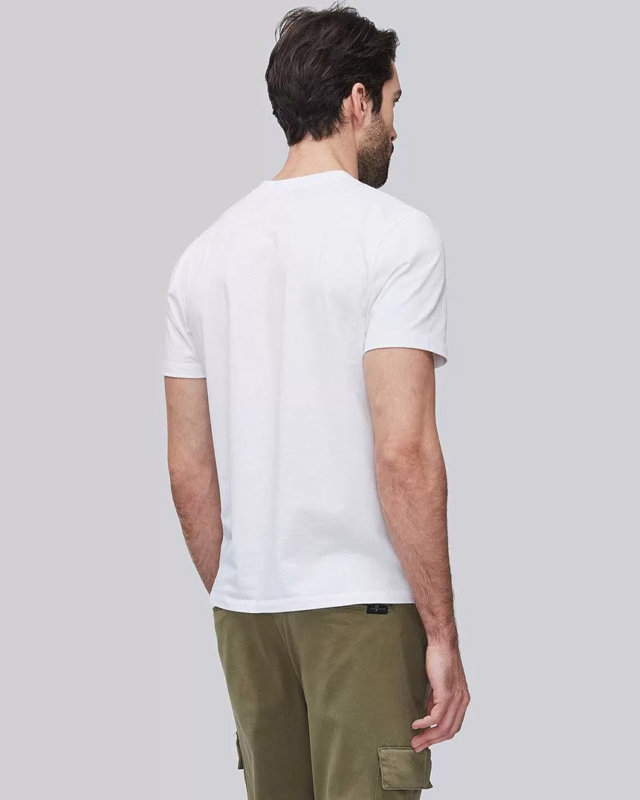 Men 7 For All Mankind Shirts*Luxe Performance Tee In White