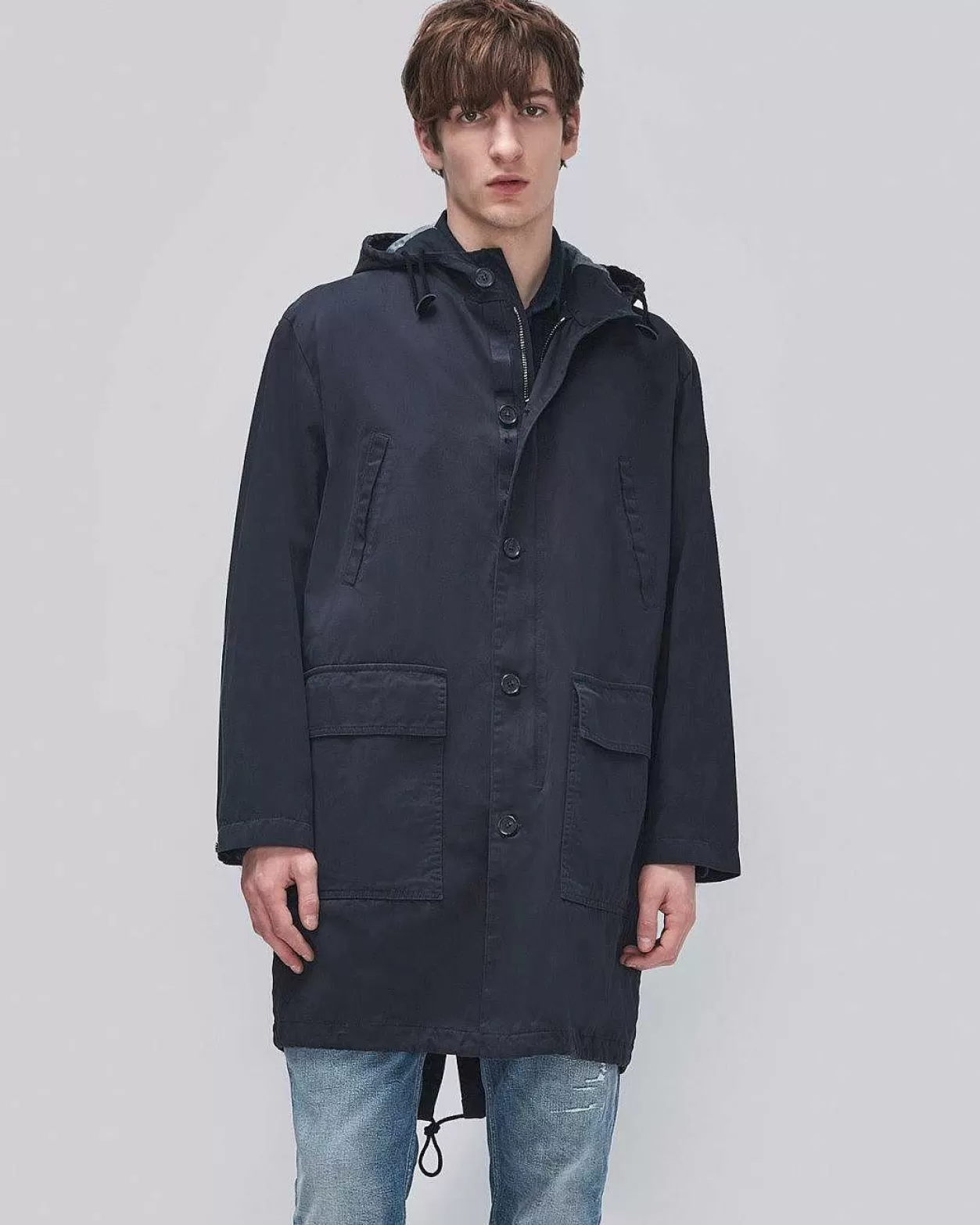 Men 7 For All Mankind Jackets & Coats*Parka In Navy