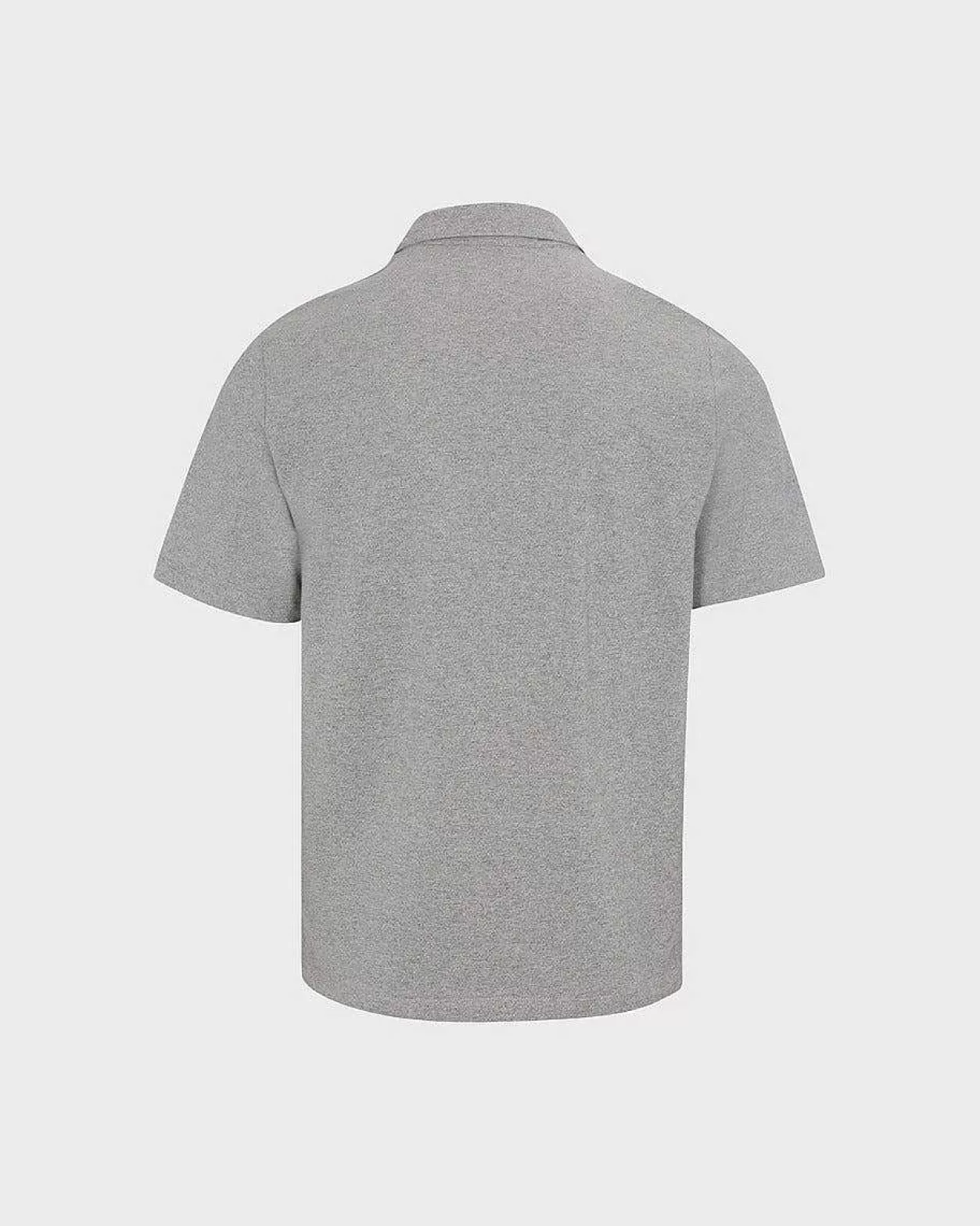 Men 7 For All Mankind Shirts*Pique Knit Polo In Heather Grey