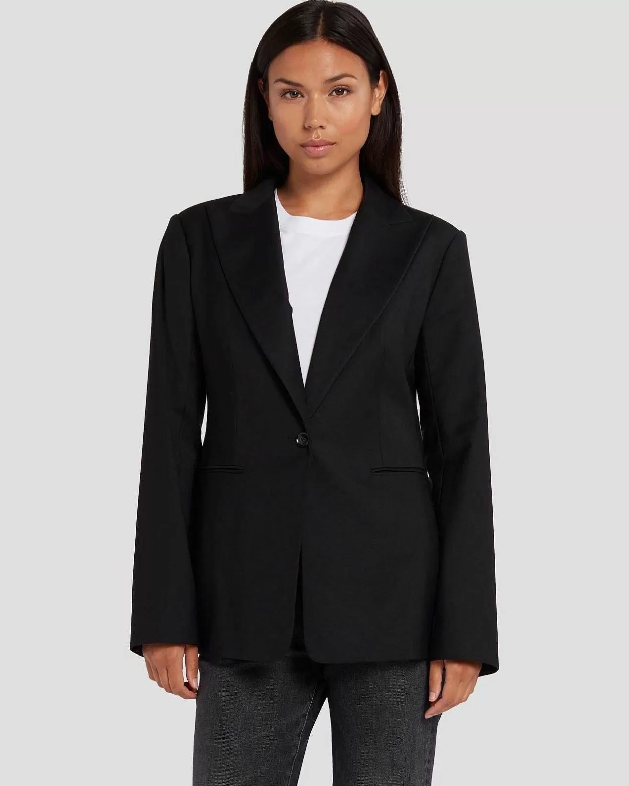 Women 7 For All Mankind Jackets & Coats*Single Breasted Blazer In Black