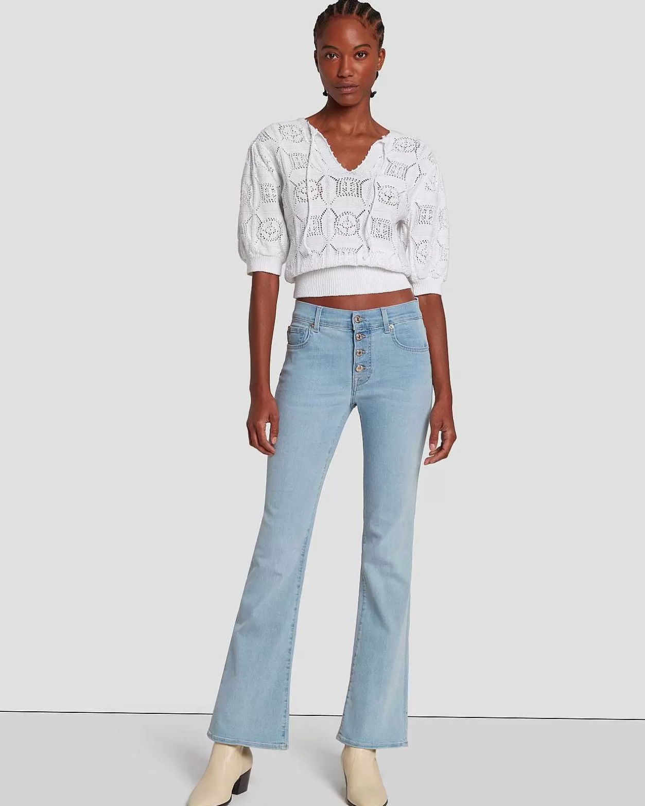 Women 7 For All Mankind Jeans*Tailorless B(Air) Bootcut In Mirage