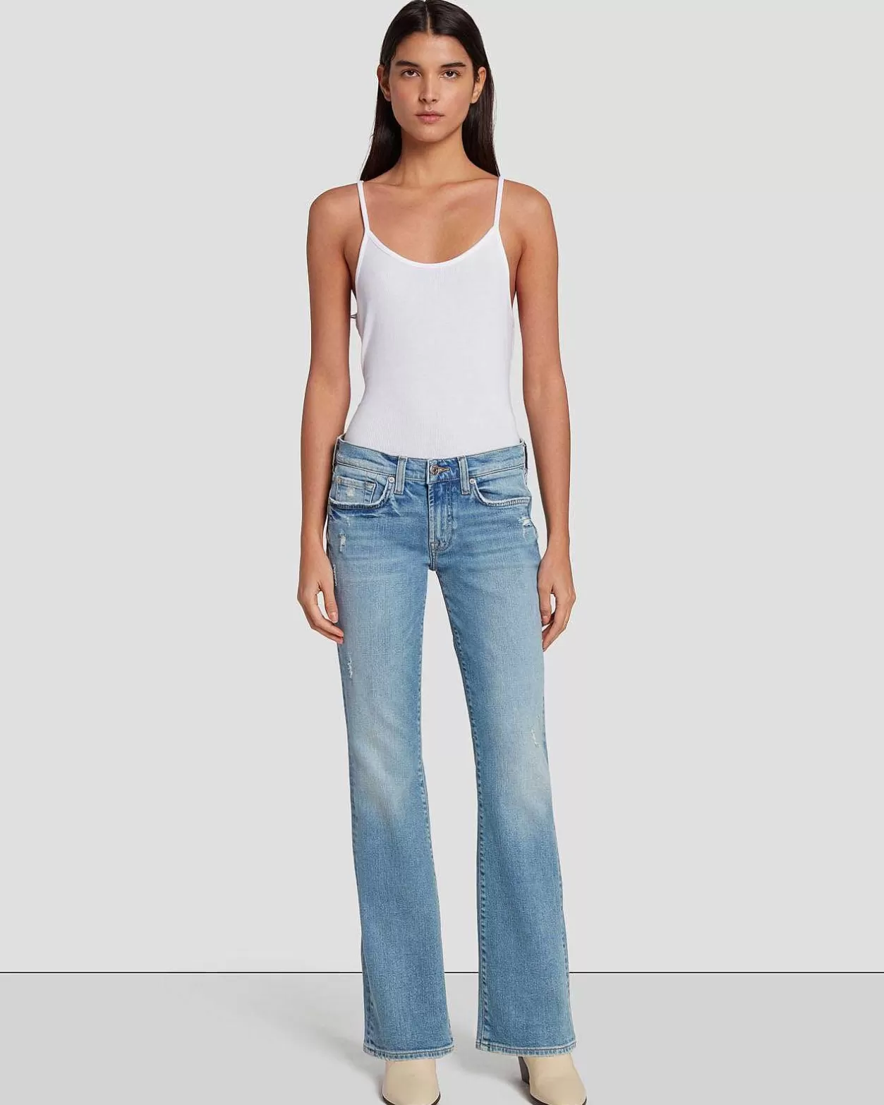 Women 7 For All Mankind Jeans*Tailorless Original Bootcut In Summer Fig